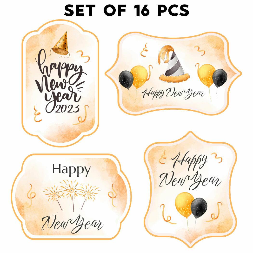 Buy Festiko 16 Pcs Happy New Year Wishing Card (All in one combo