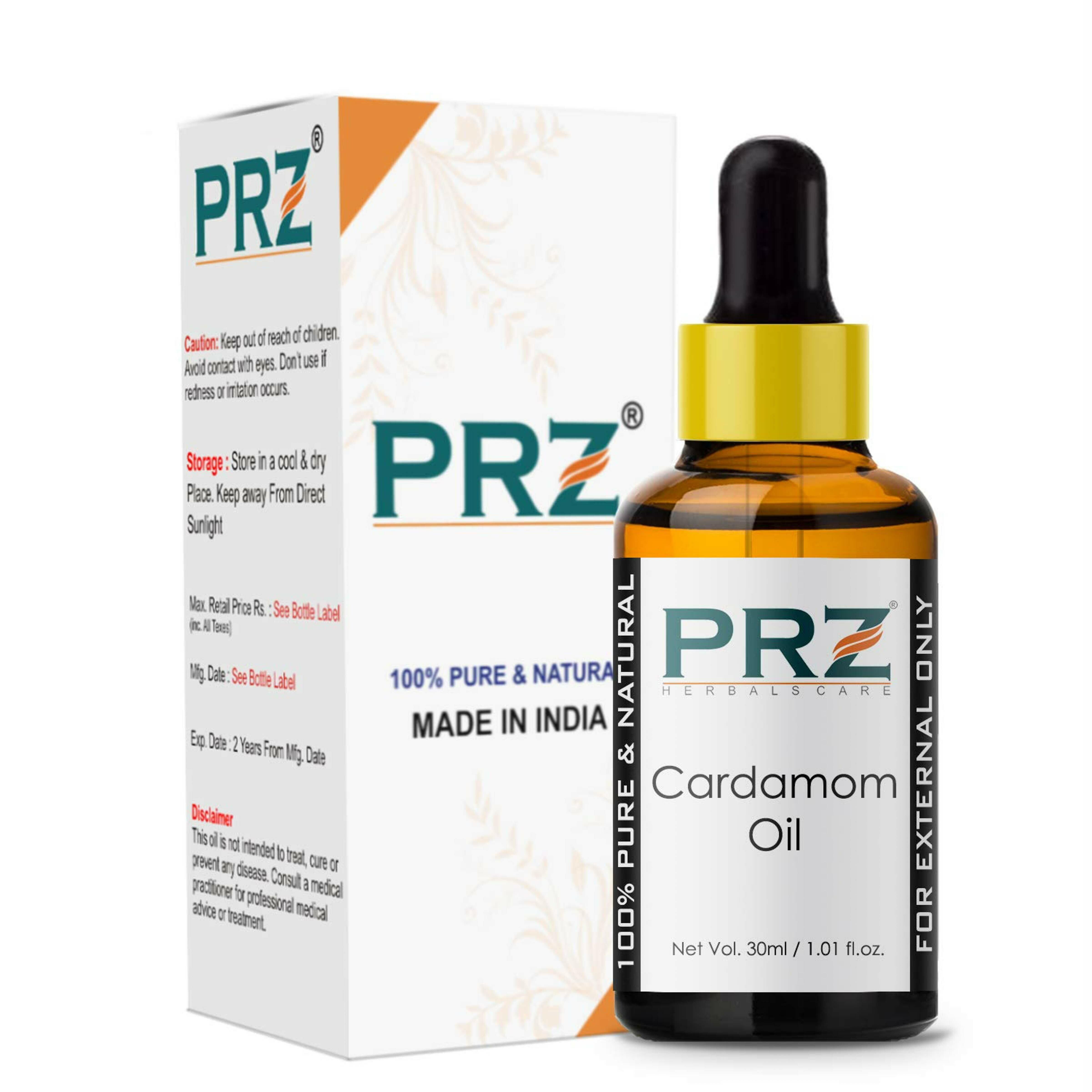 PRZ Cardamom Essential Oil Skin Care and Hair Care, 30 ml - JioMart