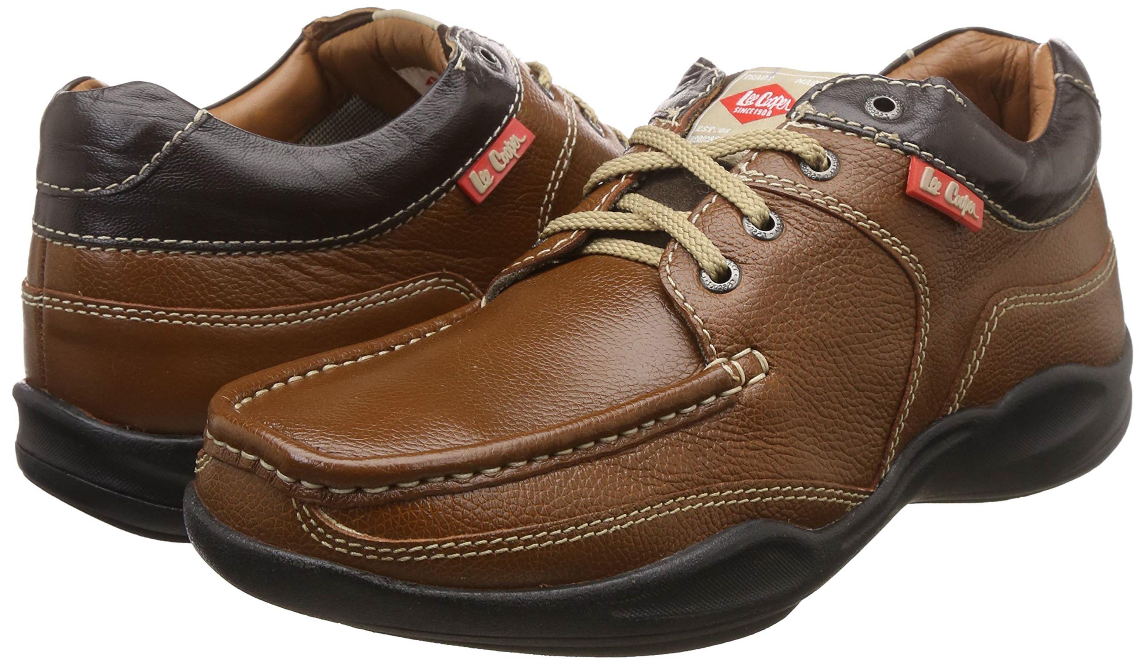 lee cooper brown casual shoes