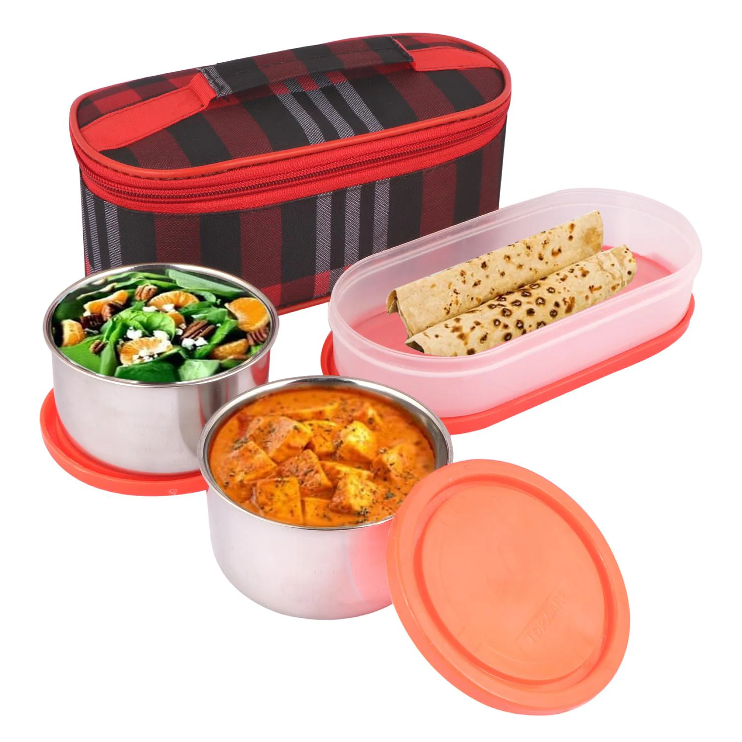 2点SET CONTAINER TABLE TOP 50L 74L Buy Topware 3 container office double decker lunchbox(750ml