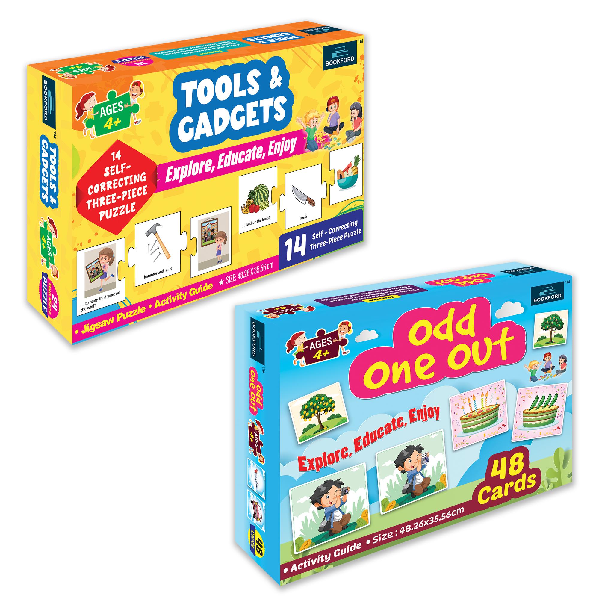 Buy Bookford Exciting Puzzle Combo Set of 2 Jigsaw Puzzle - Tools