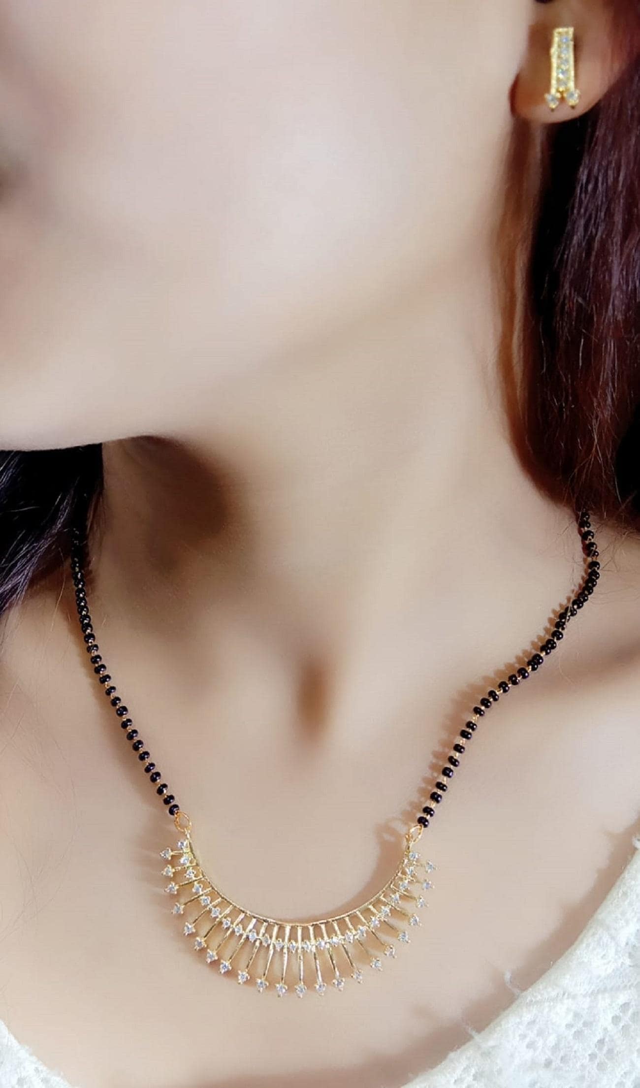 Gold Mangalsutra Designs Waman Hari Pethe Online Shop Daily Wear