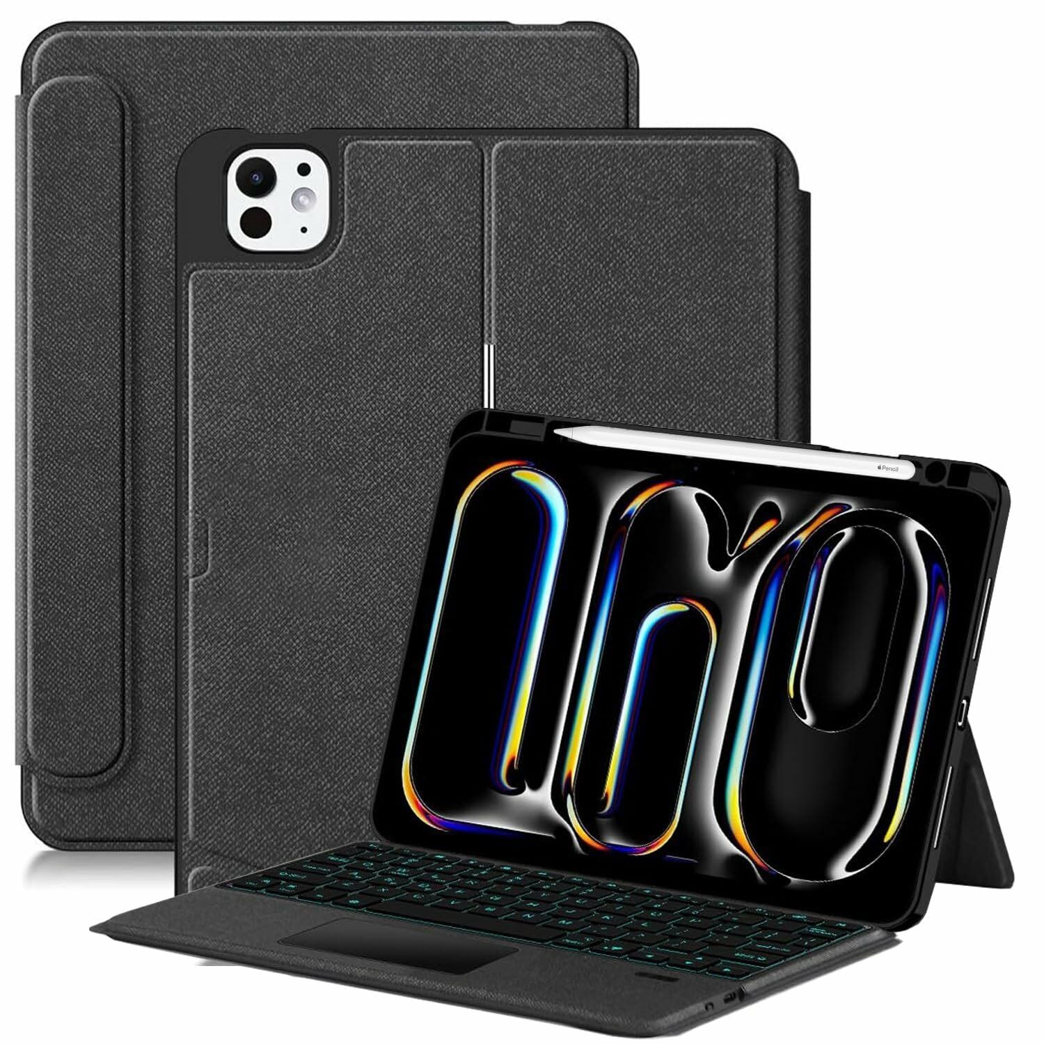 Buy ProElite Wireless Bluetooth TouchPad Keyboard Case for Apple