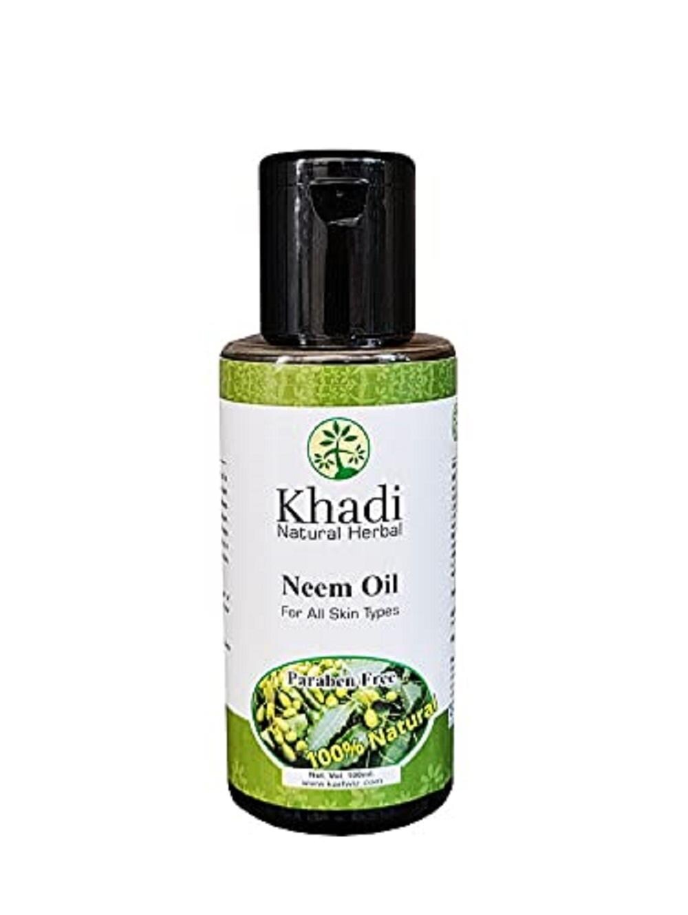Khadi Natural Herbal Neem Oil For Hair Strengthening ||100ML|| Pack Of 1 -  JioMart