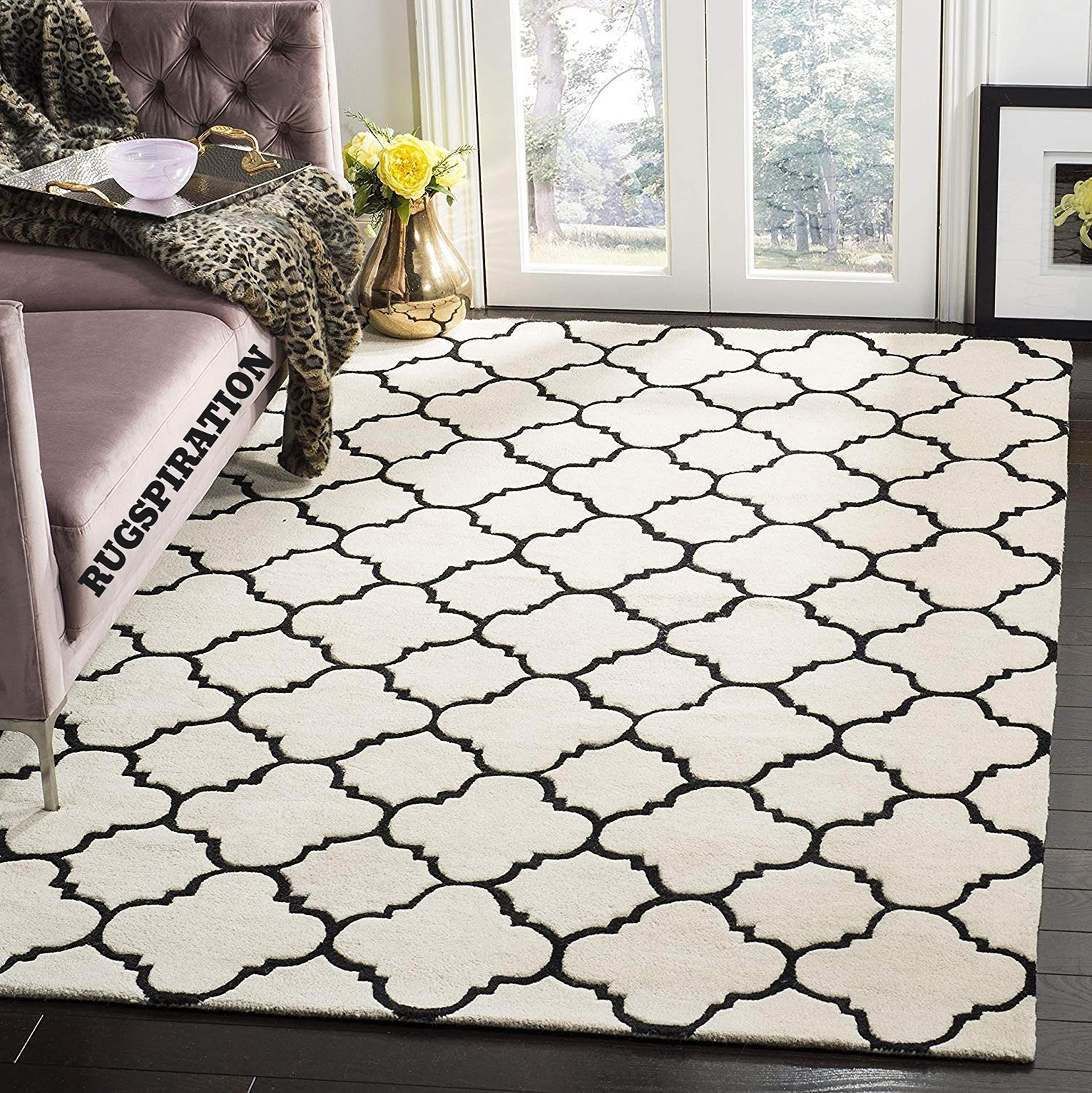 Buy Rugspiration The Polygon Design Collection Off White, White