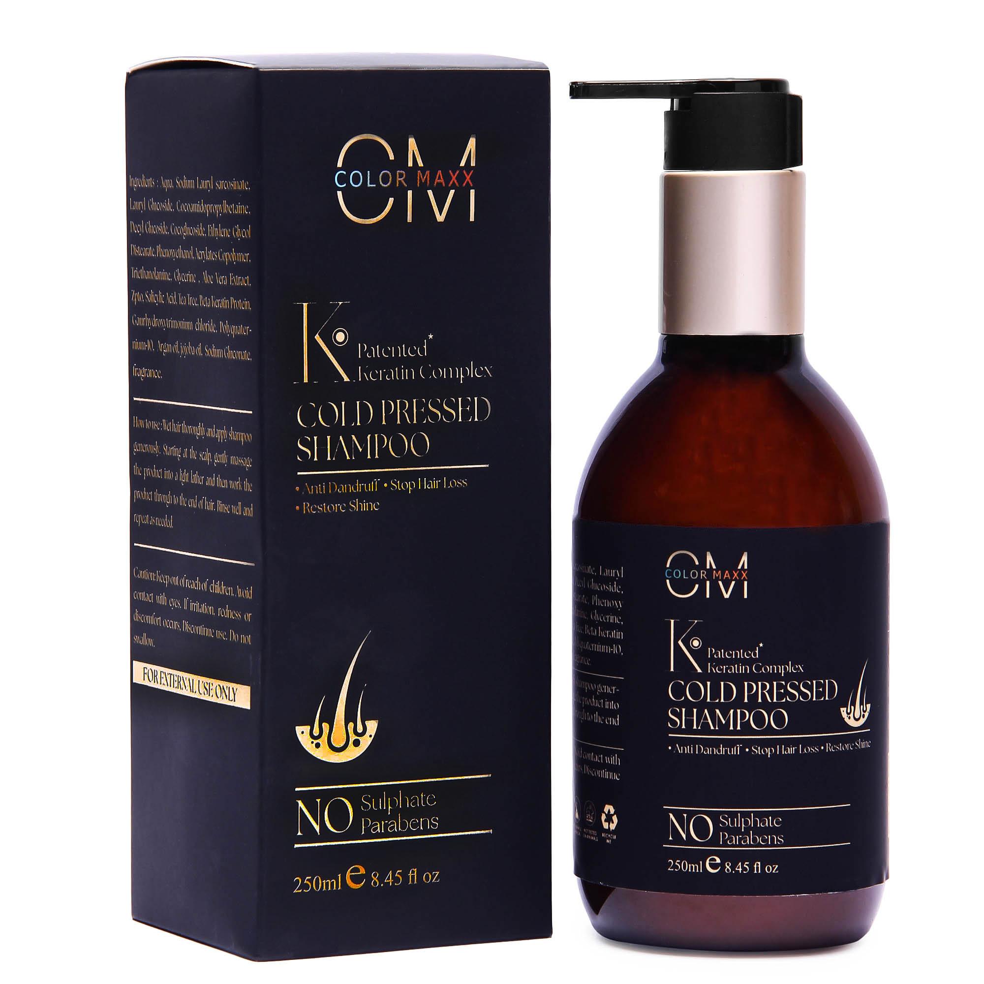 COLOR MAXX Pro KERATIN and ARGAN shampoo 250Ml that Smoothens and Hydrates  Hair/ Anti Dandruff - JioMart