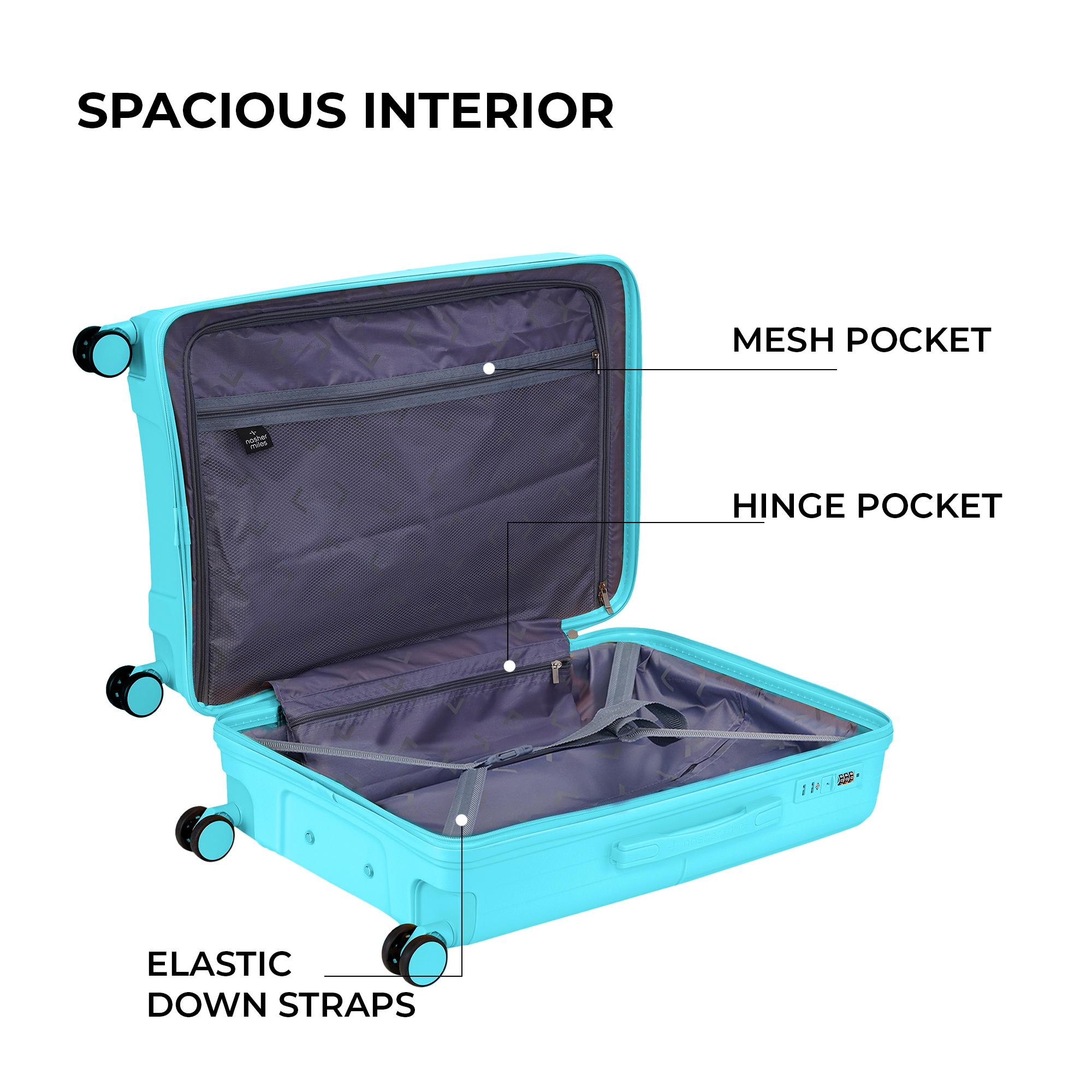 Buy Nasher Miles Singapore Hard-Sided Polypropylene Check-in