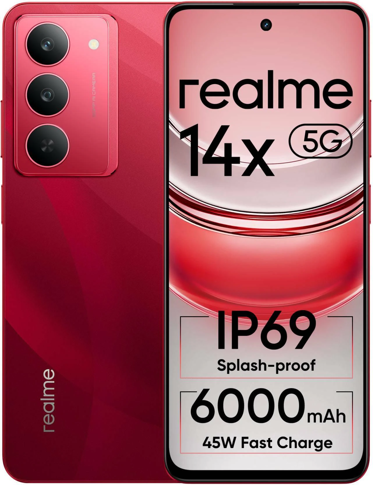 Buy realme 14x 5G, 6GB Ram, 128GB Storage, Jewel Red