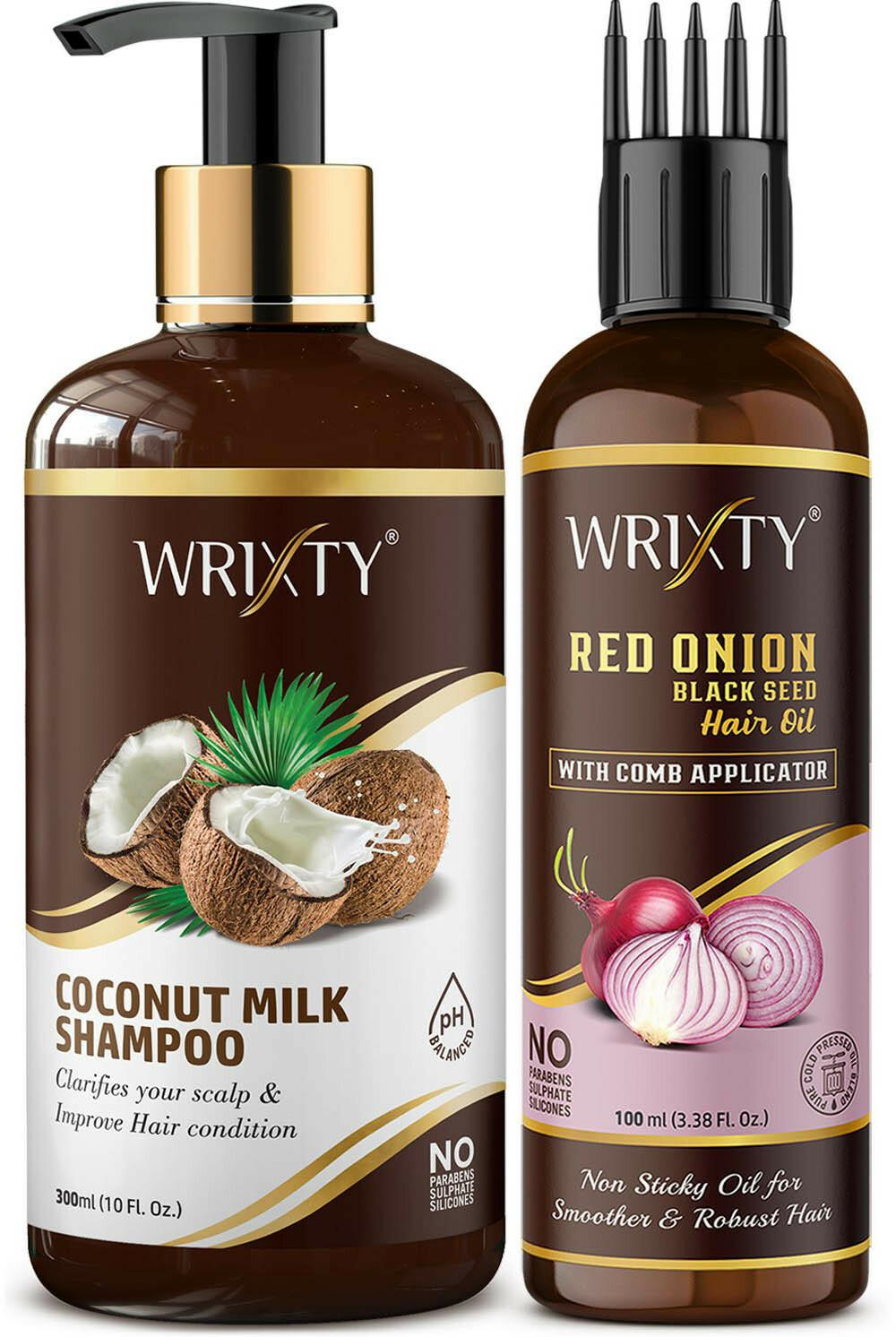 WAW Skin Cosmo Coconut Milk Shampoo with Red Onion Hair Growth Oil for Men  and Women - JioMart