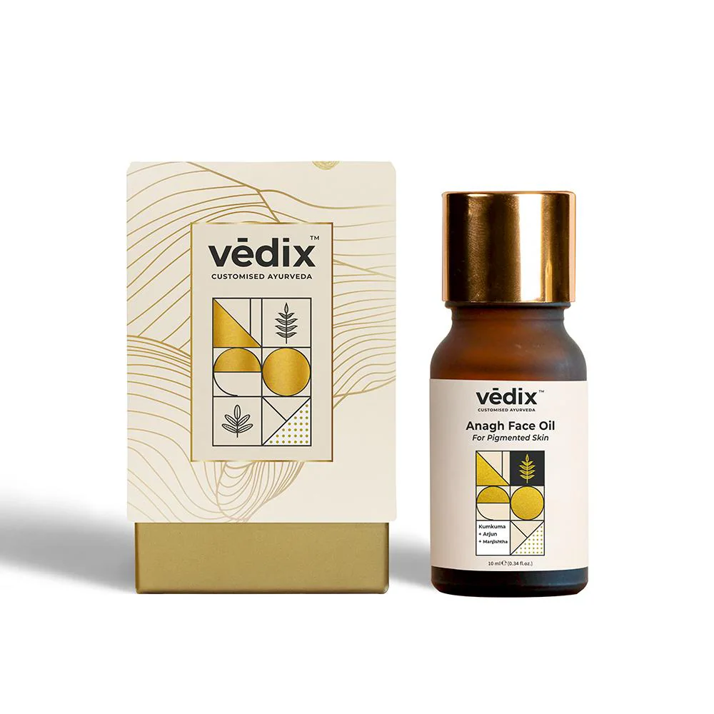 Vedix Customised Ayurvedic Face Oil | Anagh Face Oil For Pigmented Skin &  Dark Spots |10ml - JioMart
