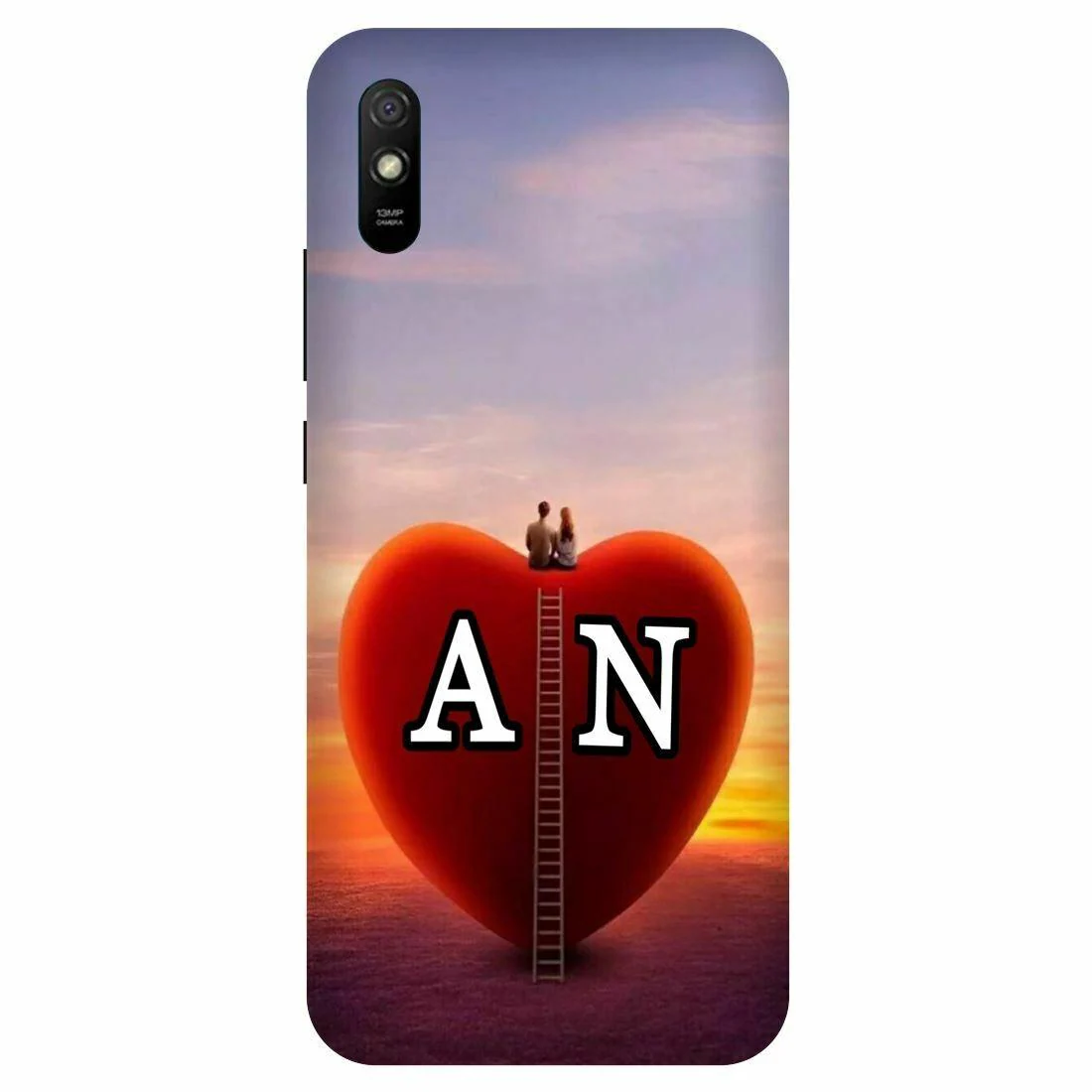 Voleano back cover for Redmi 9i, A, Love, N, letter, A, N alphabet ...