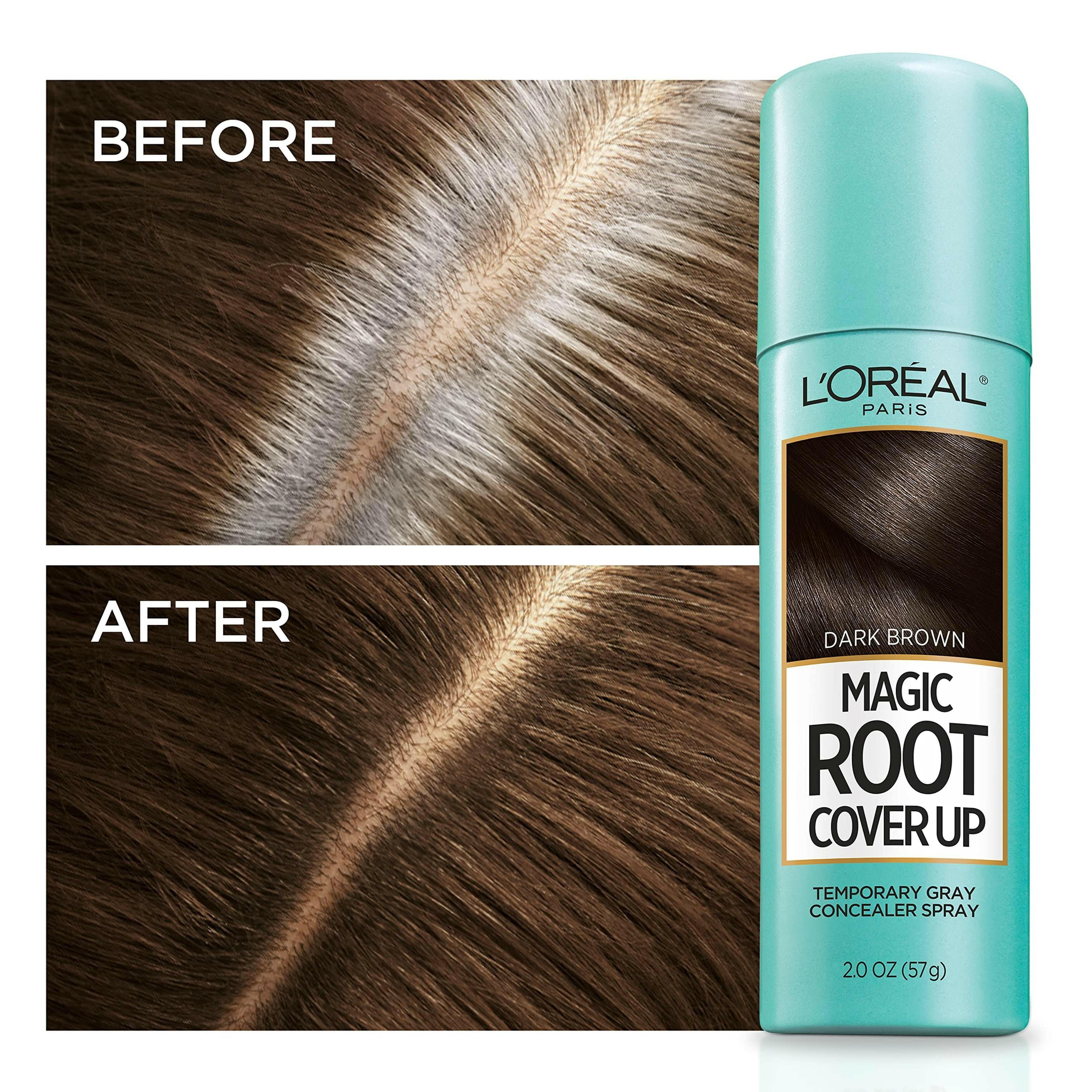 Burnt Brown - Temporary Highlight Color Spray by Streaks N' Tips |  Temporary Hair Color & Root Touch Up | Sally Beauty