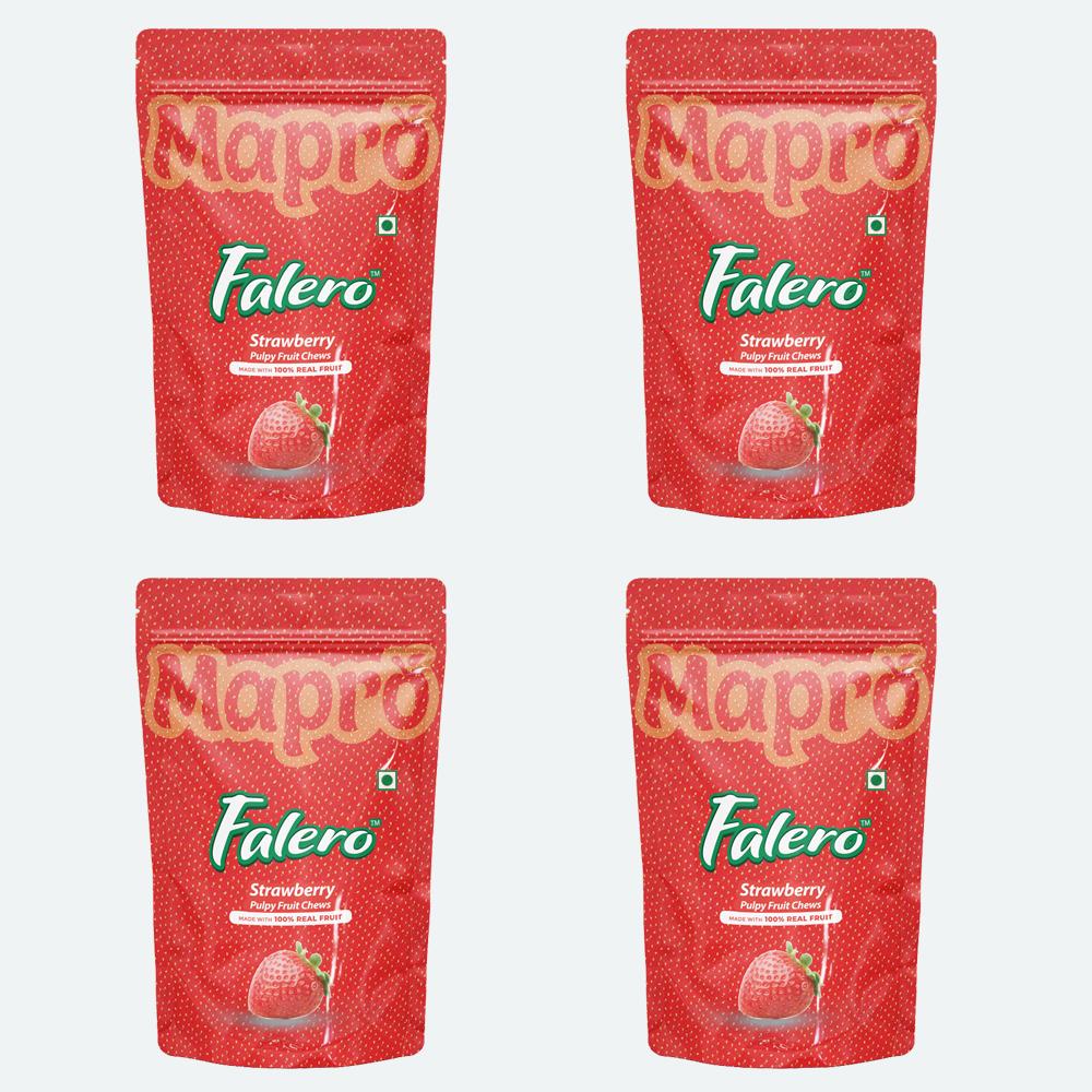 Buy Falero Strawberry Pulpy Fruit Chews 175g | Real Strawberry