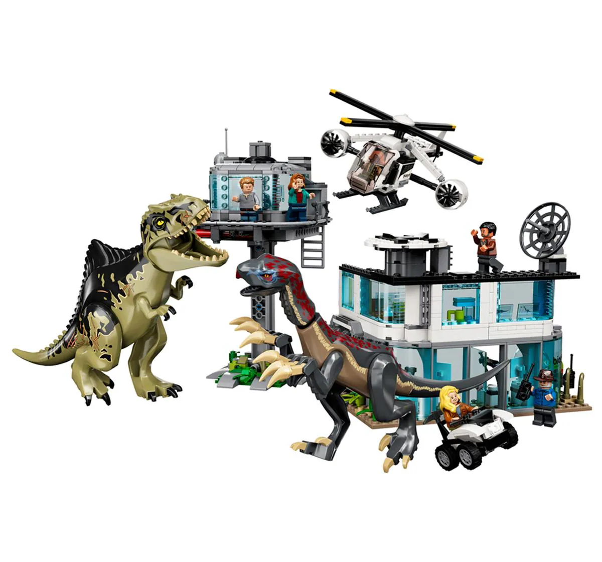 Buy LEGO Jurassic World Giganotosaurus &amp Therizinosaurus Attack