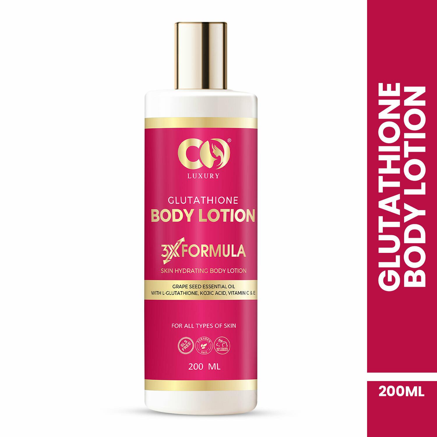 Buy CO Luxury Glutathione Body Lotion with Kojic Acid & Grapeseed