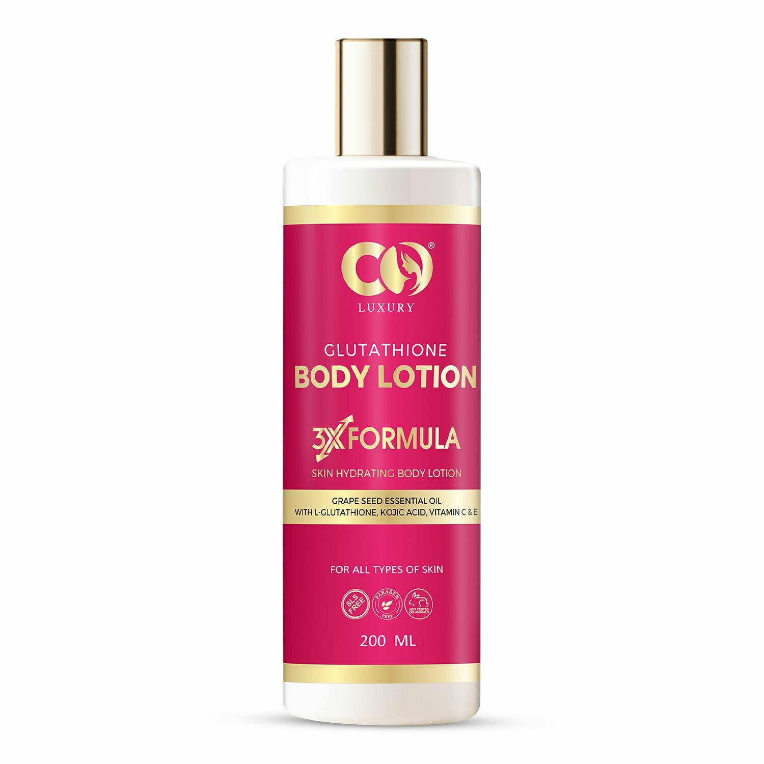 Buy CO Luxury Glutathione Body Lotion with Kojic Acid & Grapeseed