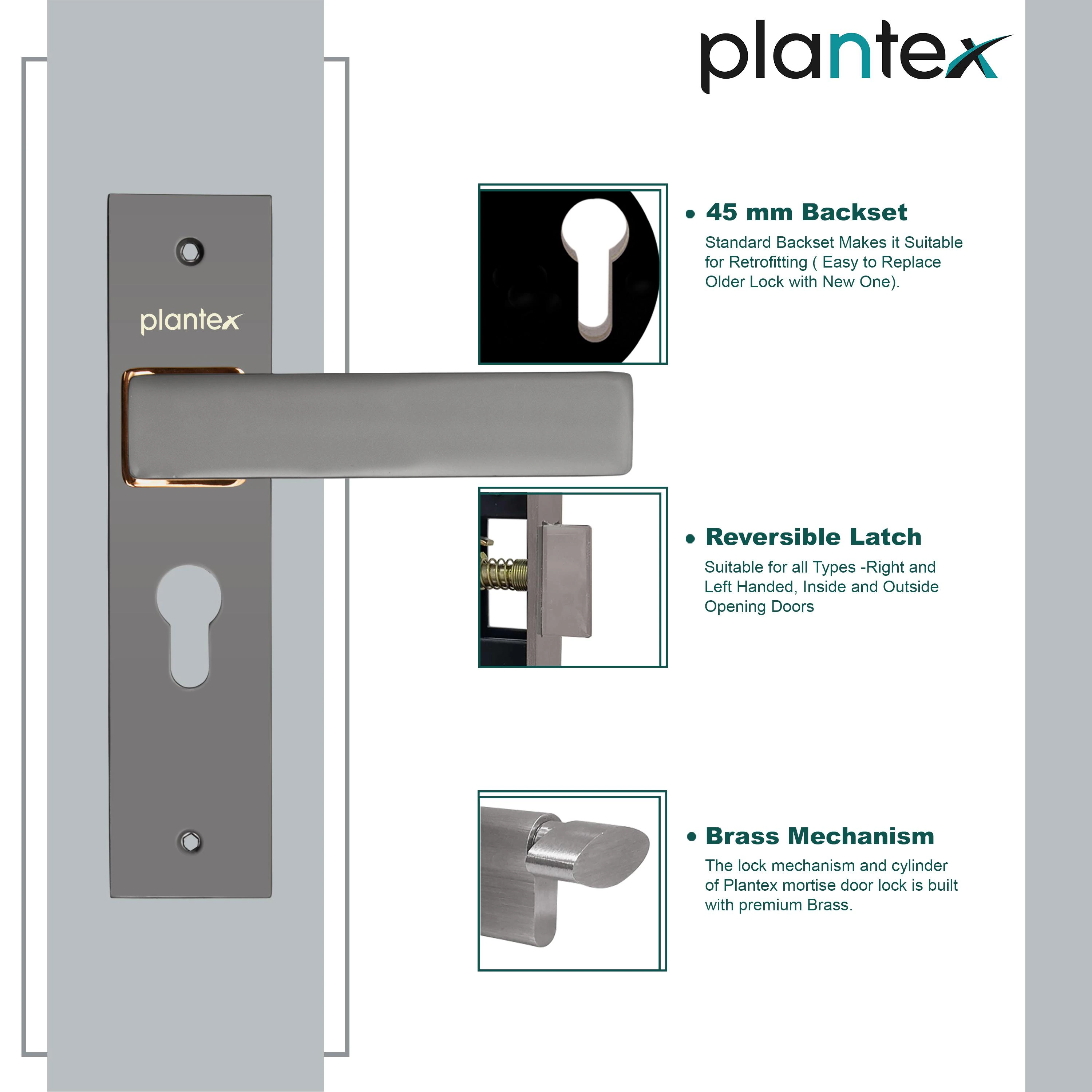 Buy Plantex Heavy Duty Door Lock - Main Door Lock with 3 Keys