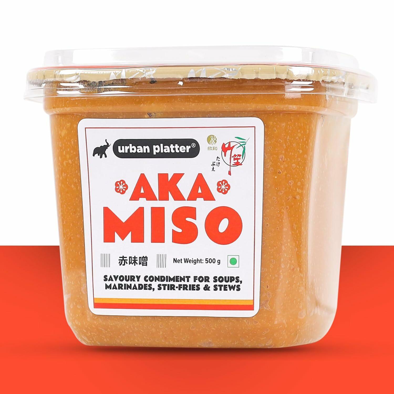 Buy Urban Platter Aka Miso, 500g (Dark Miso | Strong Flavours