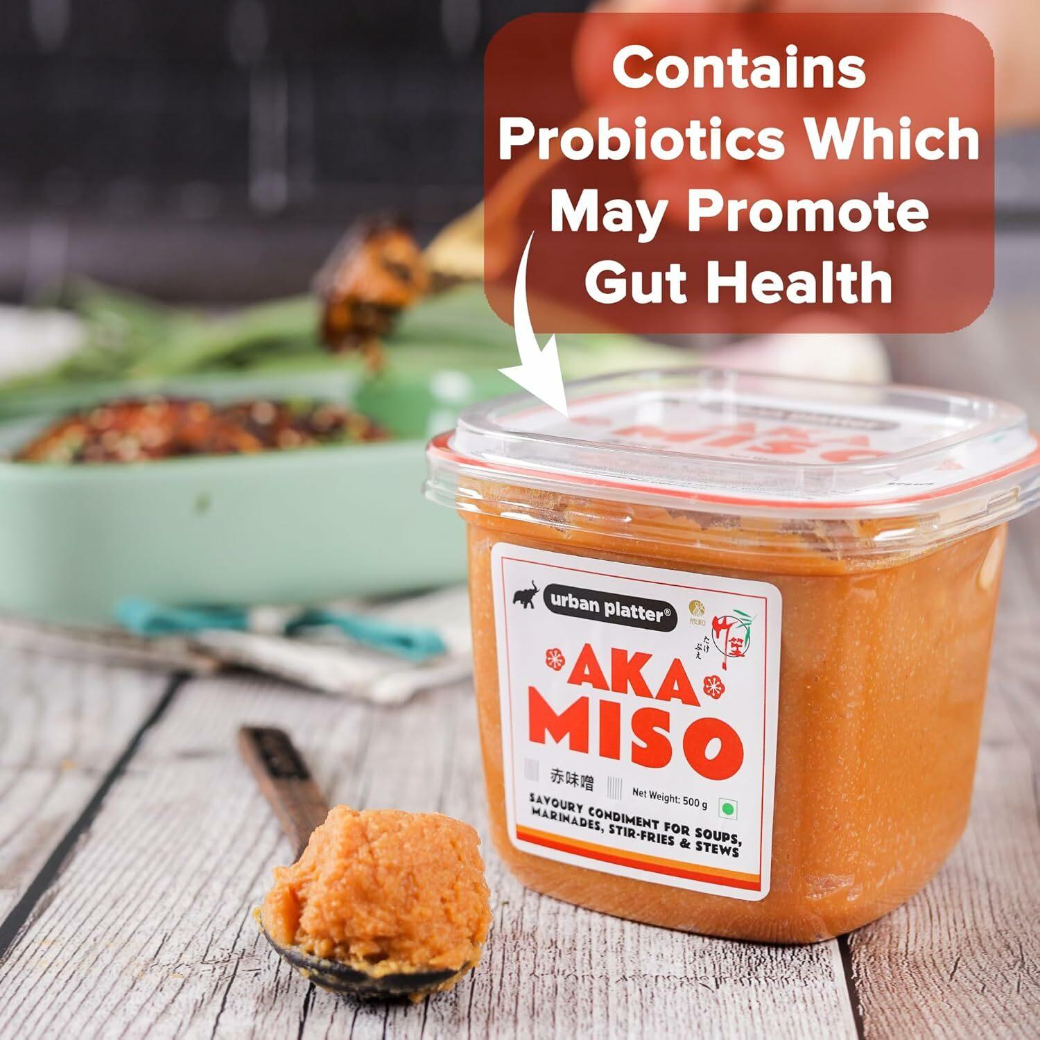Buy Urban Platter Aka Miso, 500g (Dark Miso | Strong Flavours