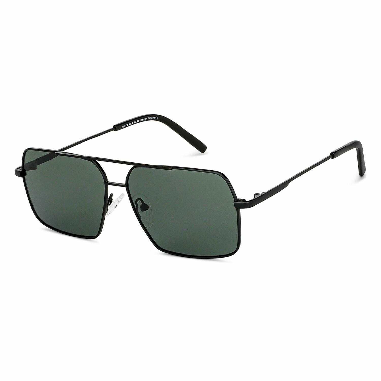 Buy Vincent Chase Unisex Black Full Rim Square Sunglasses