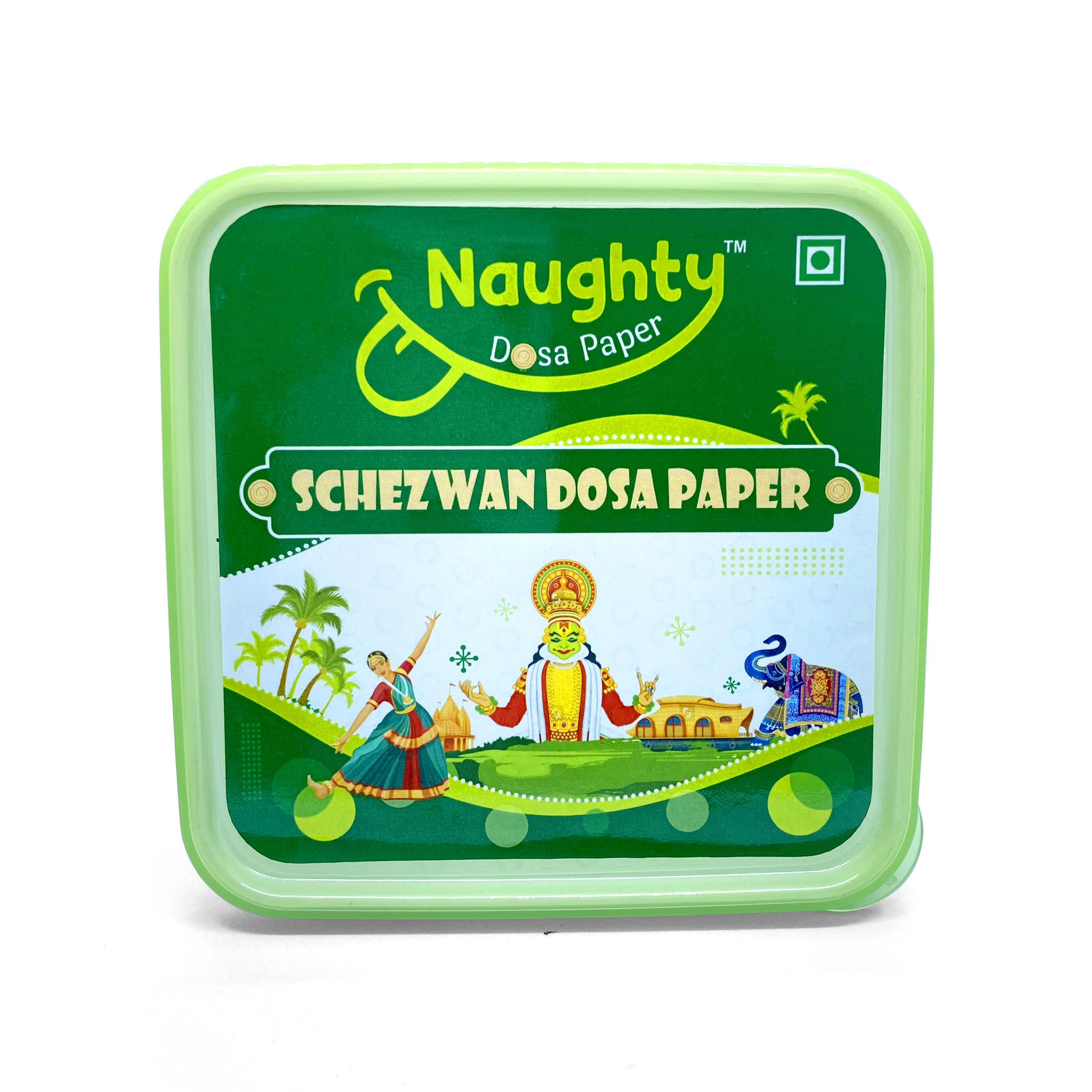 Buy Naughty Dosa Paper Crispy Dosa Khakhra | Schezwan Flavored