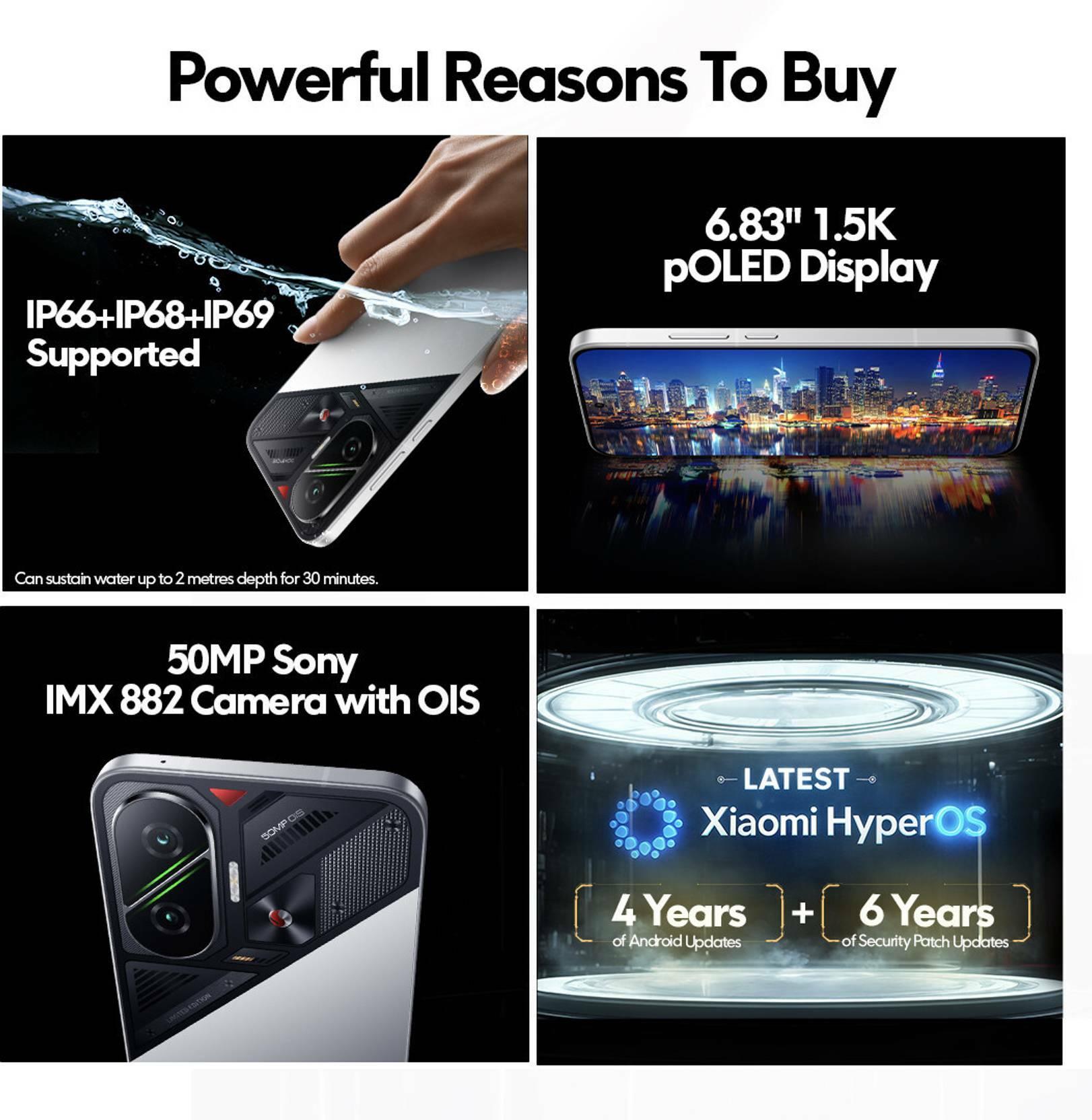 Buy POCO F7 5G, 12GB Ram, 512GB Storage, Cyber Silver Buy POCO F7 5G, 12GB Ram, 512GB Storage, Cyber Silver