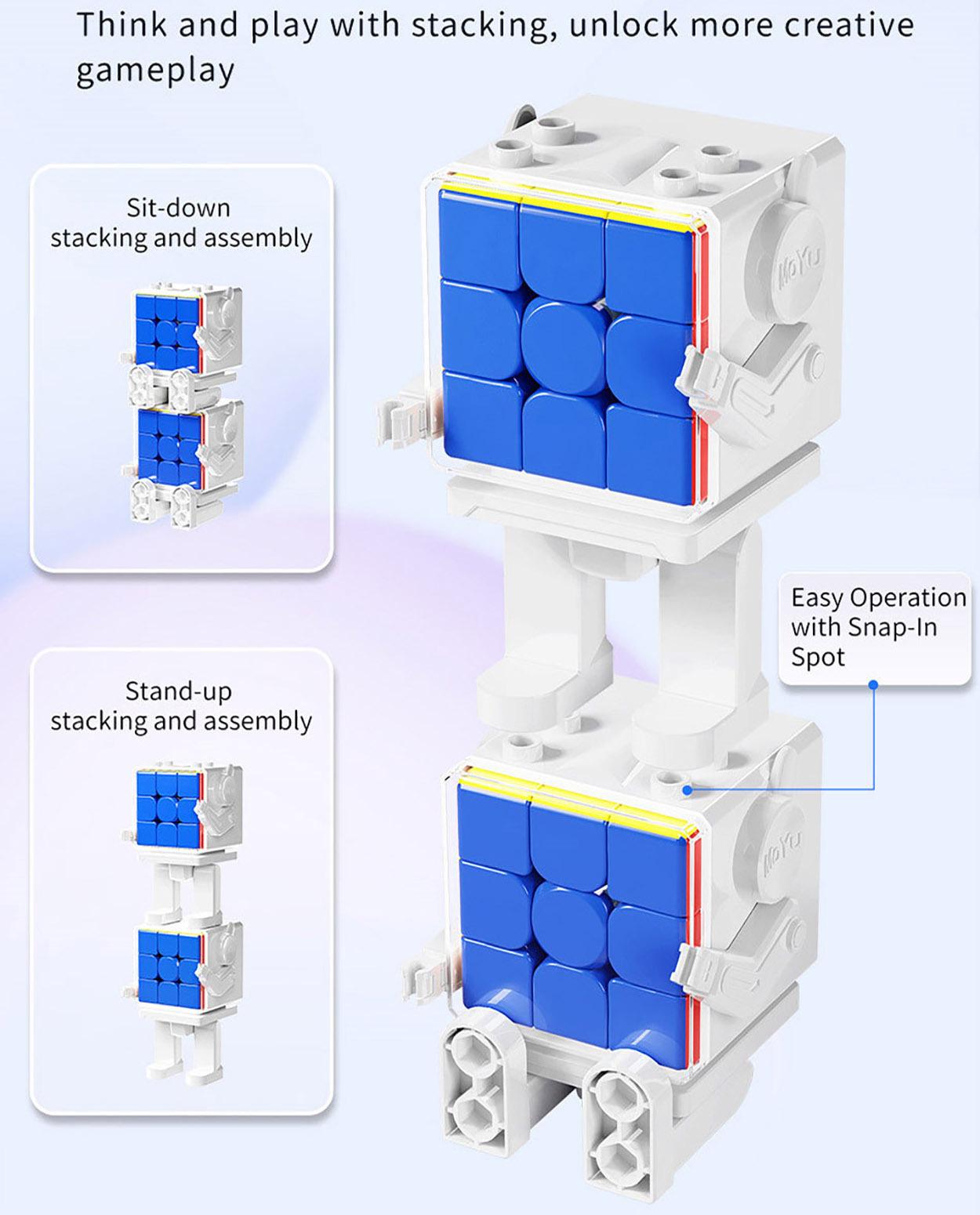 Buy Hawkister MoYu MFJS Cube Robot 3x3 Magnetic Stickerless Cube