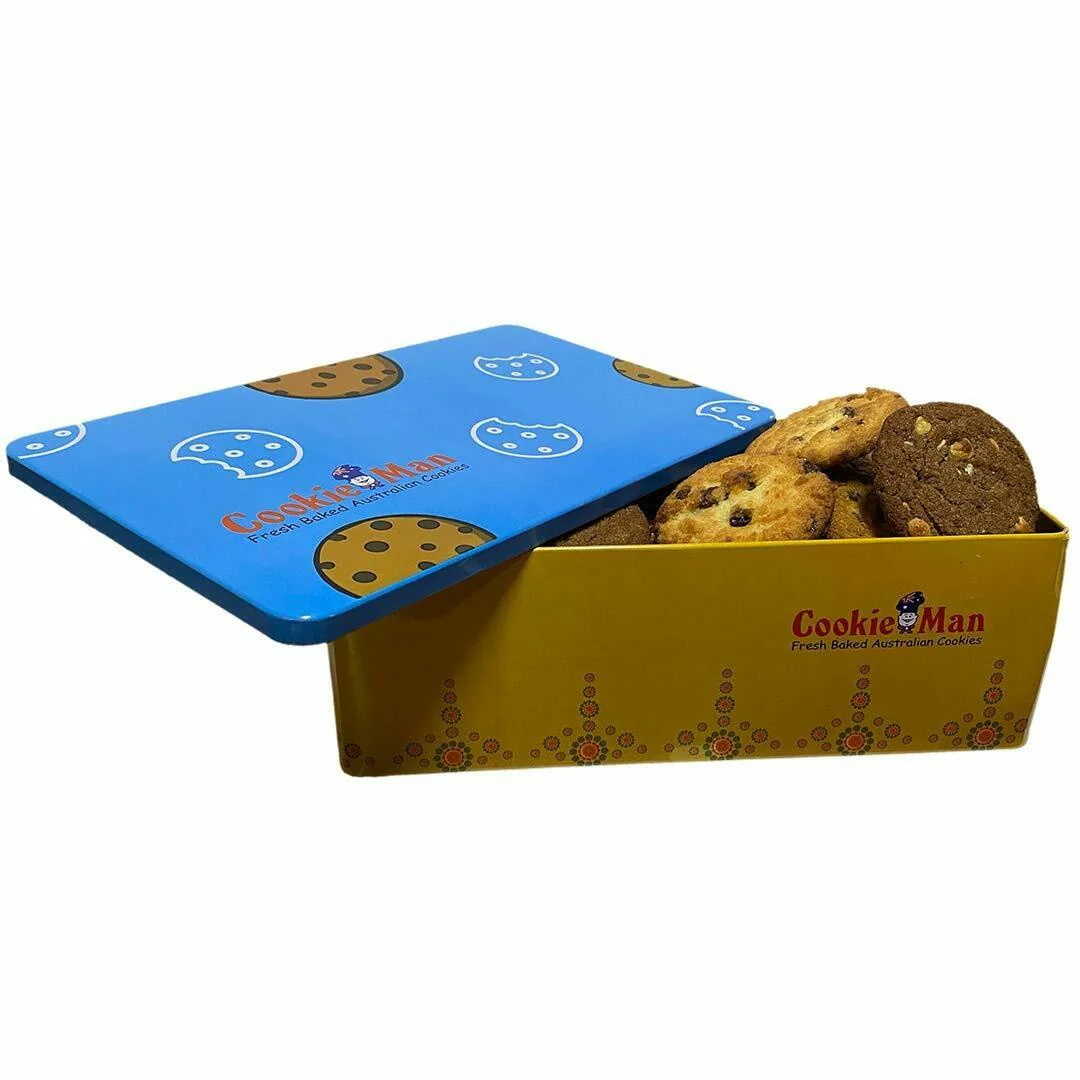 Buy Cookie Man Assorted Cookies 500 g Tin Container Plain Online