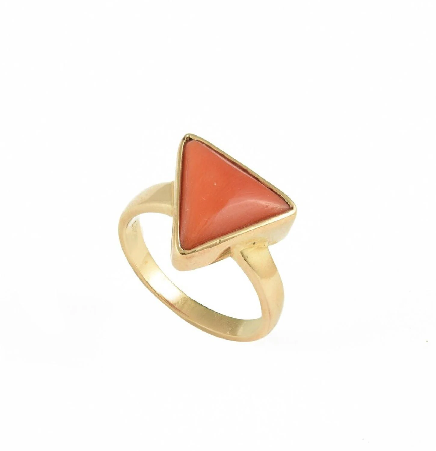 Red Coral Pure Copper Rings Jaipur Gemstone- Natural Red Munga