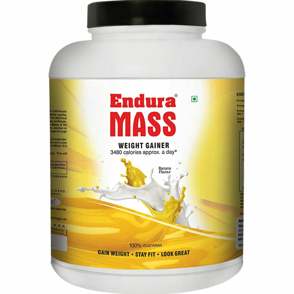 Endura Mass Weight Gainer Banana Protein Powder 3000 g - JioMart