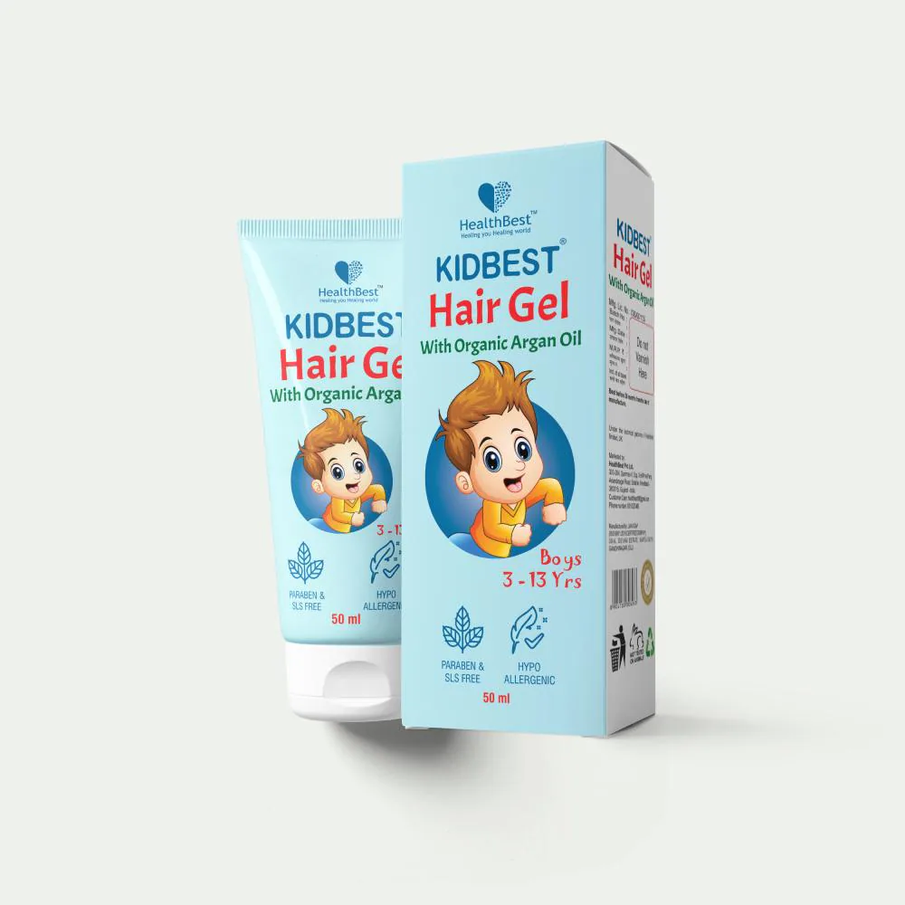 HealthBest Kidbest Hair Gel for Kids Hair Styling | Damaged Hair | Tear,  Paraben, SLS free | 50ml - JioMart