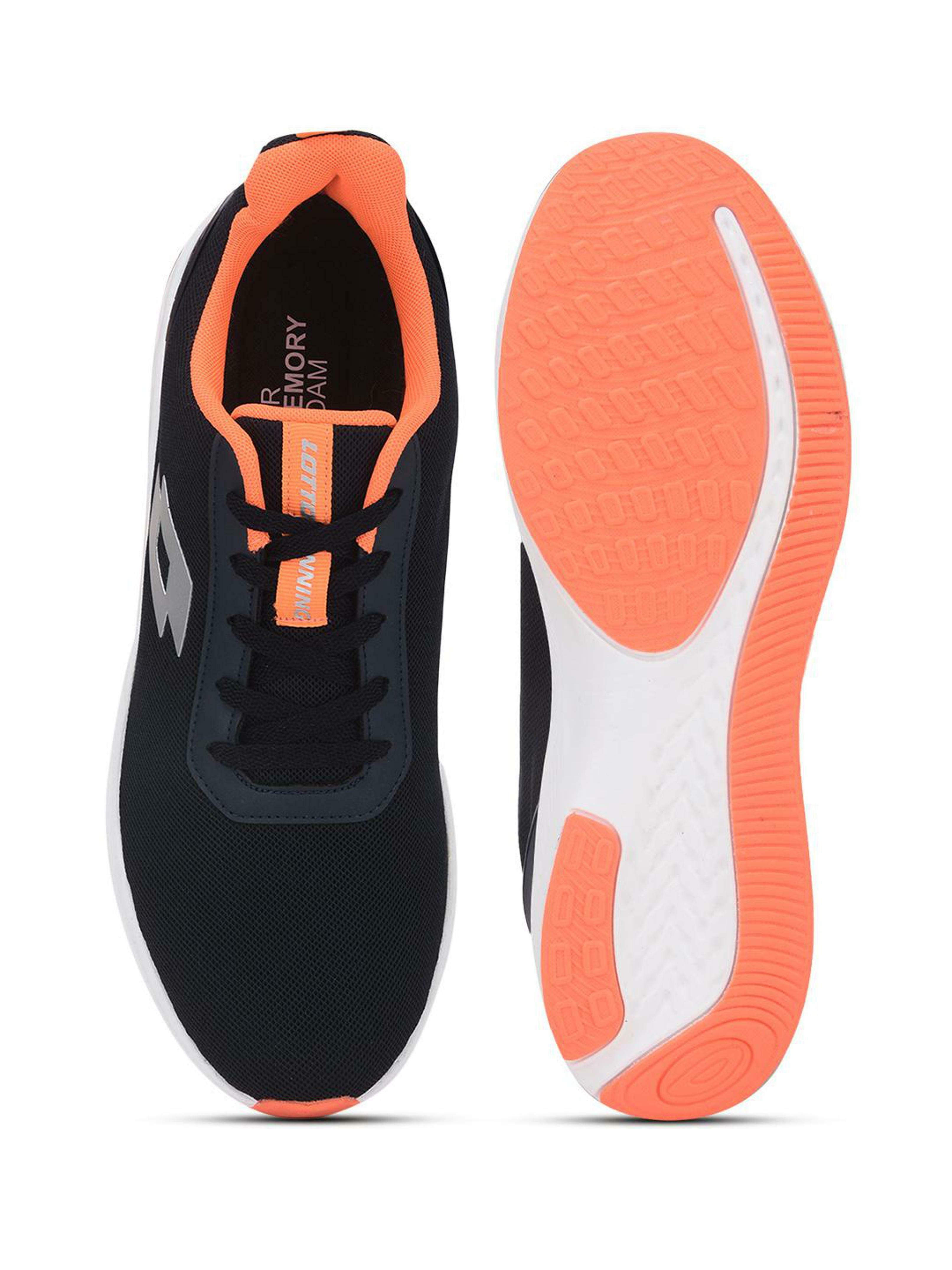 【lotton shop】 Buy Lotto Men Lotto Enzo Black/Neon Running Shoes Online at