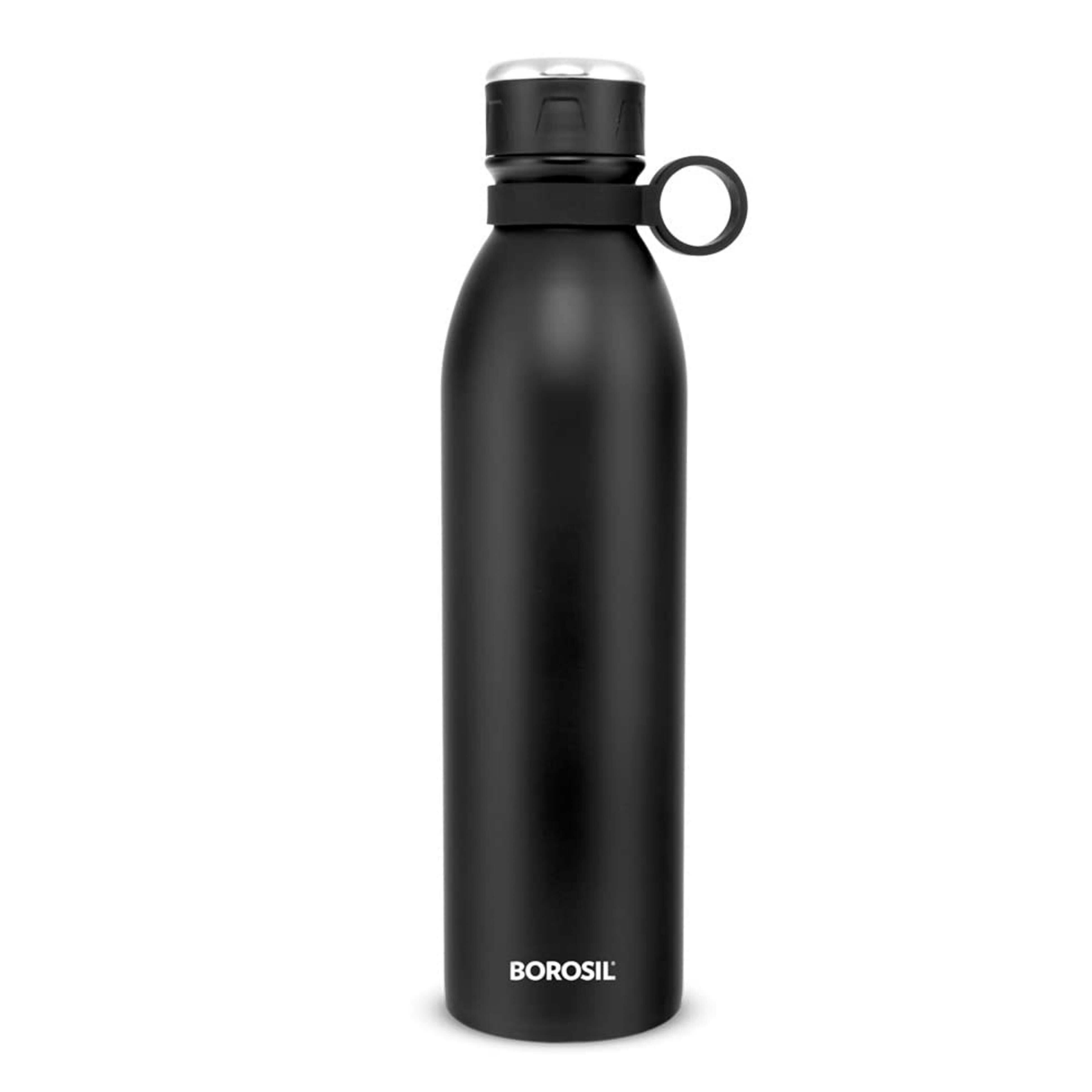 Buy Borosil Hydra Jupiter Black 1000 ml Stainless Steel Double