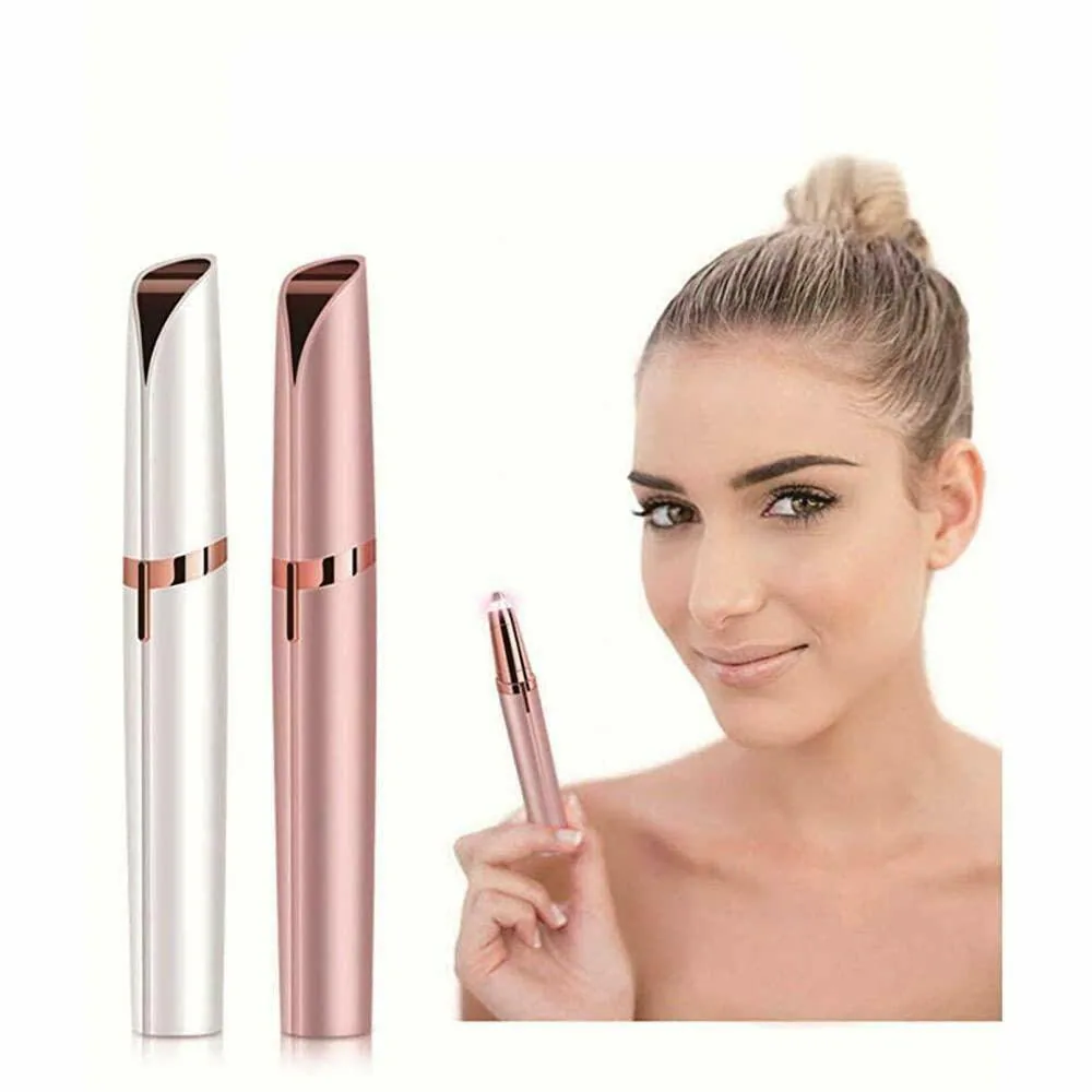 FRESTYQUE Flawless Women's lady shaver USB Rechargeable Painless Eyebrow  Trimmer For Women Facial Hair Remover - JioMart