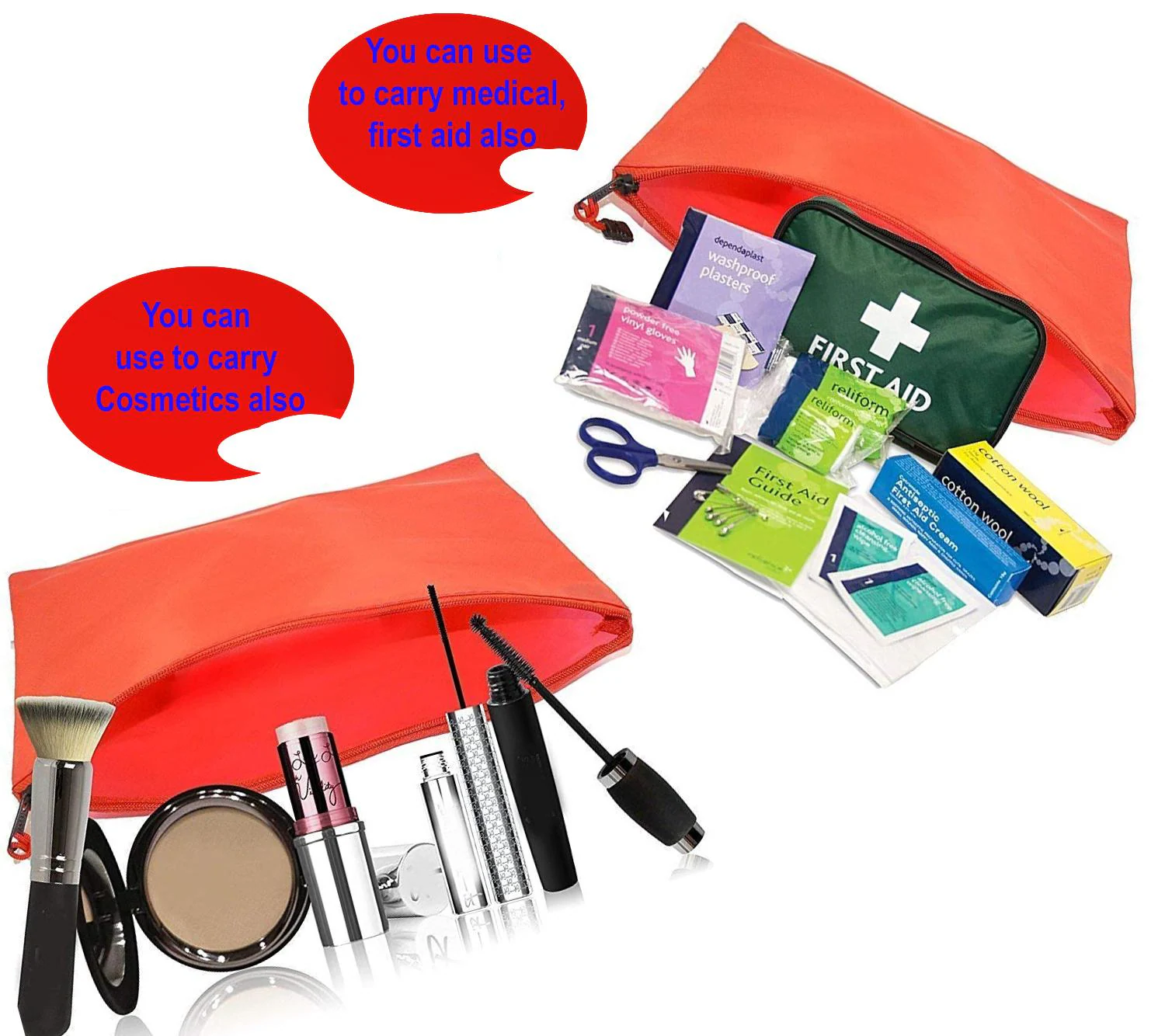 Buy Shining Zon 20 Pieces Transparent Pouch - Heavy-Duty Plastic