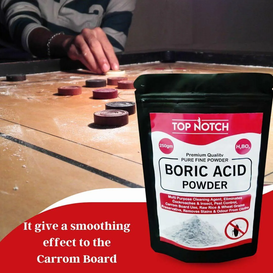 メイ· Buy TOPNOTCH. Boric Acid Powder 250gm for Cockroaches, Ants, Bed