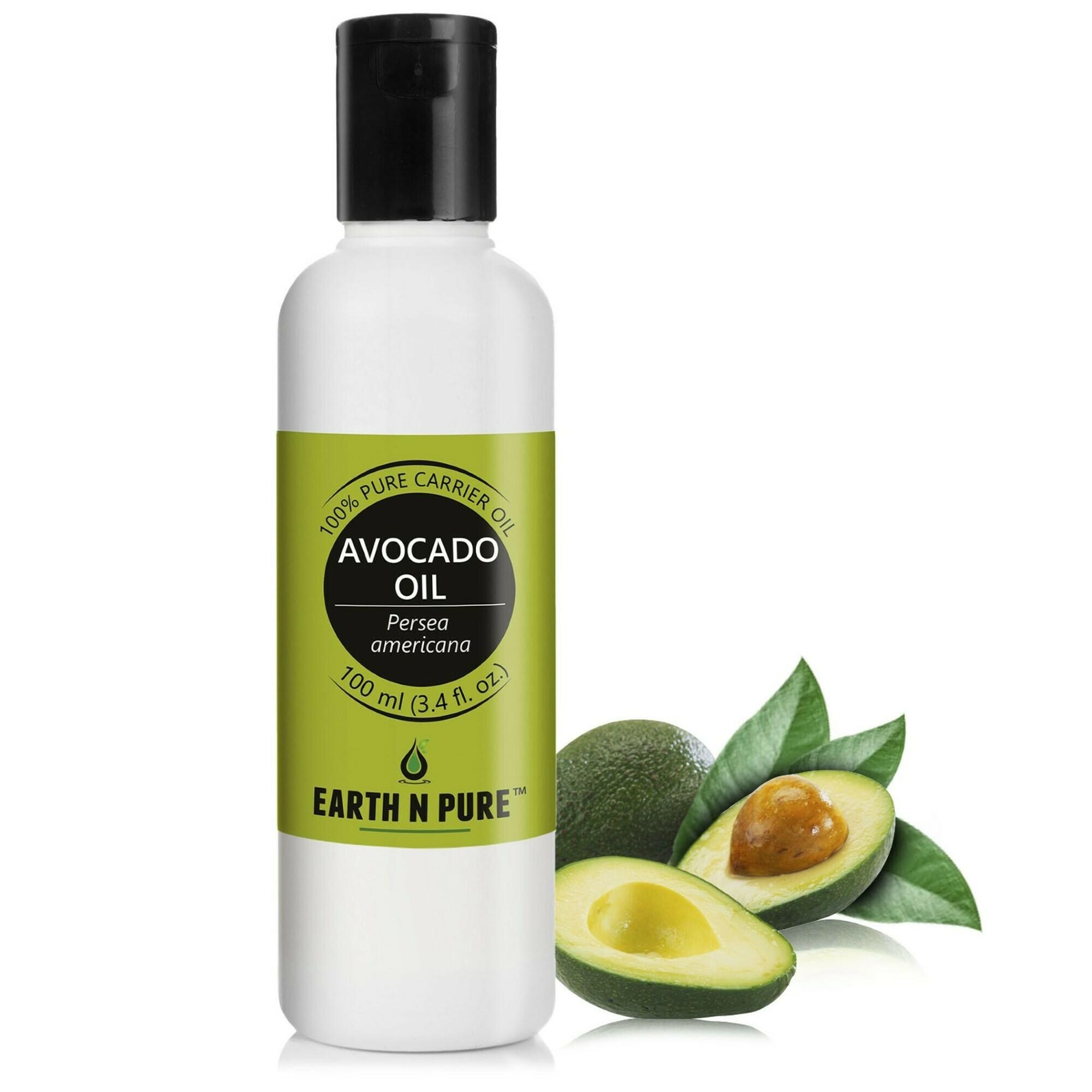 Earth N Pure Avocado Oil 100% Cold-Pressed, Unrefined, Therapeutic Grade  Carrier Oil-Supports Deep Tissue Moisturizer for Hair Face & Skin (100 Ml)  - JioMart