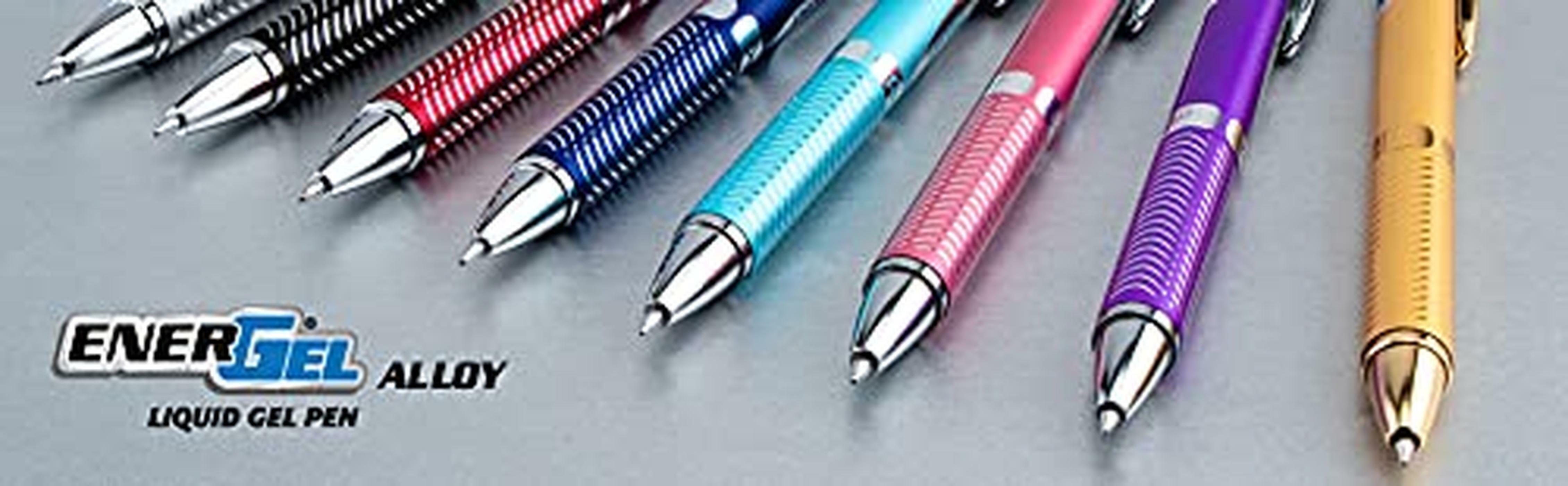 Buy Pentel Metal Energel Retractable Roller Gel Pen - Black Ink