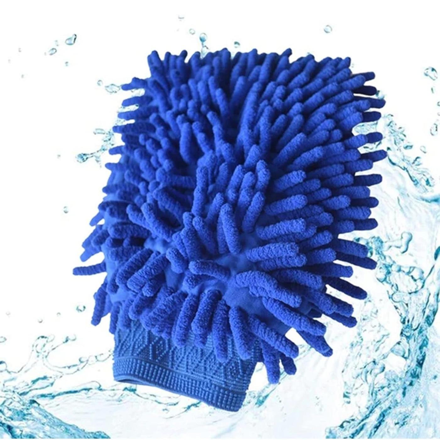Buy Shiroya Brothers Microfiber Wash And Dust Chenille Mitt