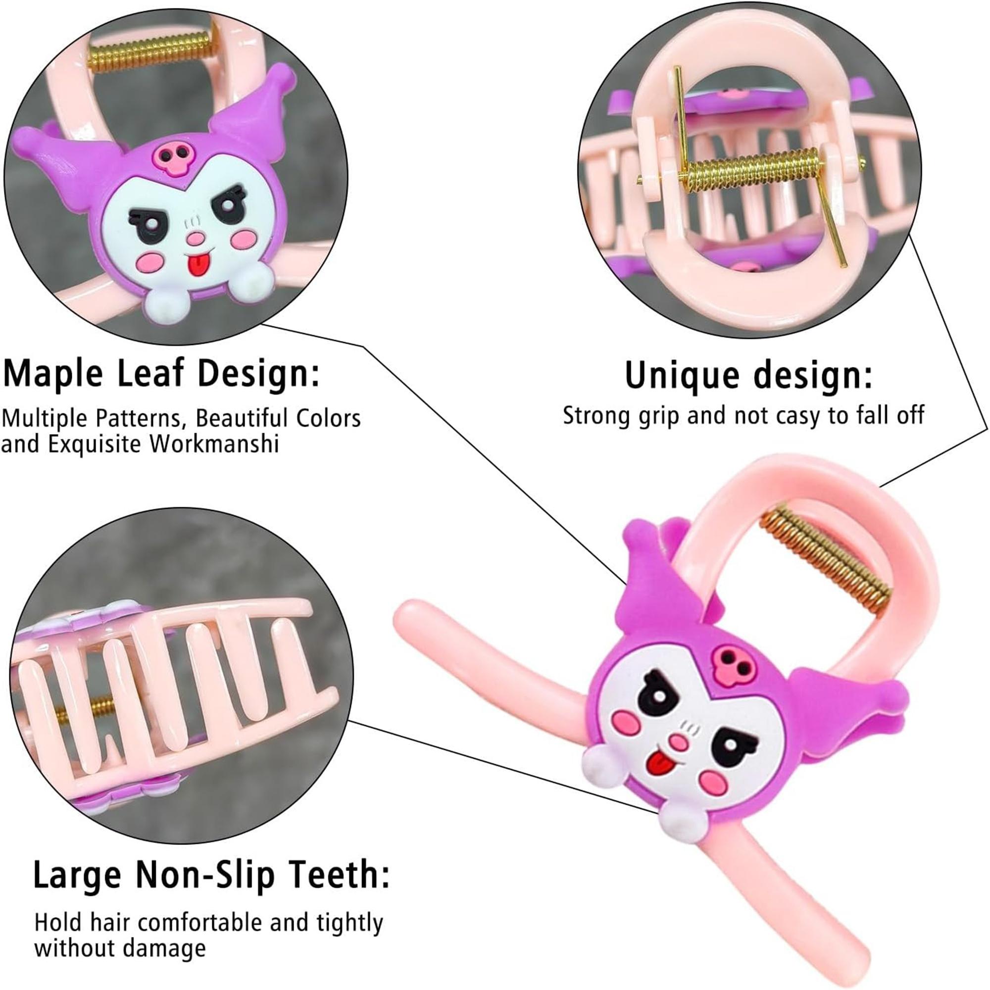 Buy Honbon Multicolor & Multidesign Soft Cartoon Hair Clips for