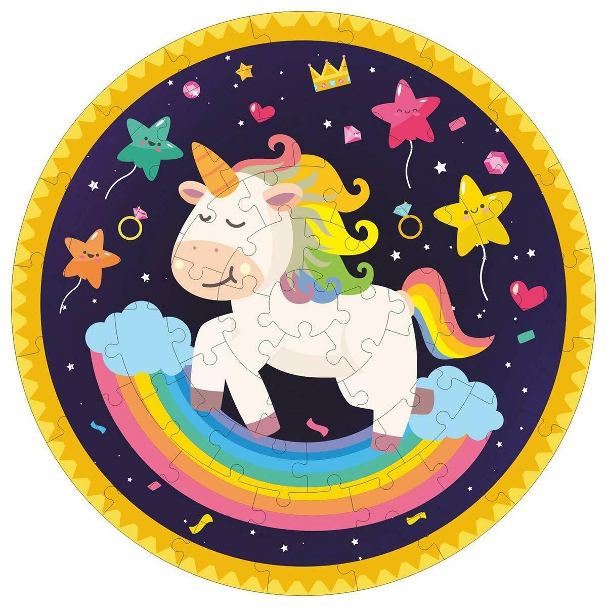 40pcs For Kids 11.81 x 8.27 x 0.39 inches Details about   Webby Unicorn Wooden Jigsaw Puzzle 