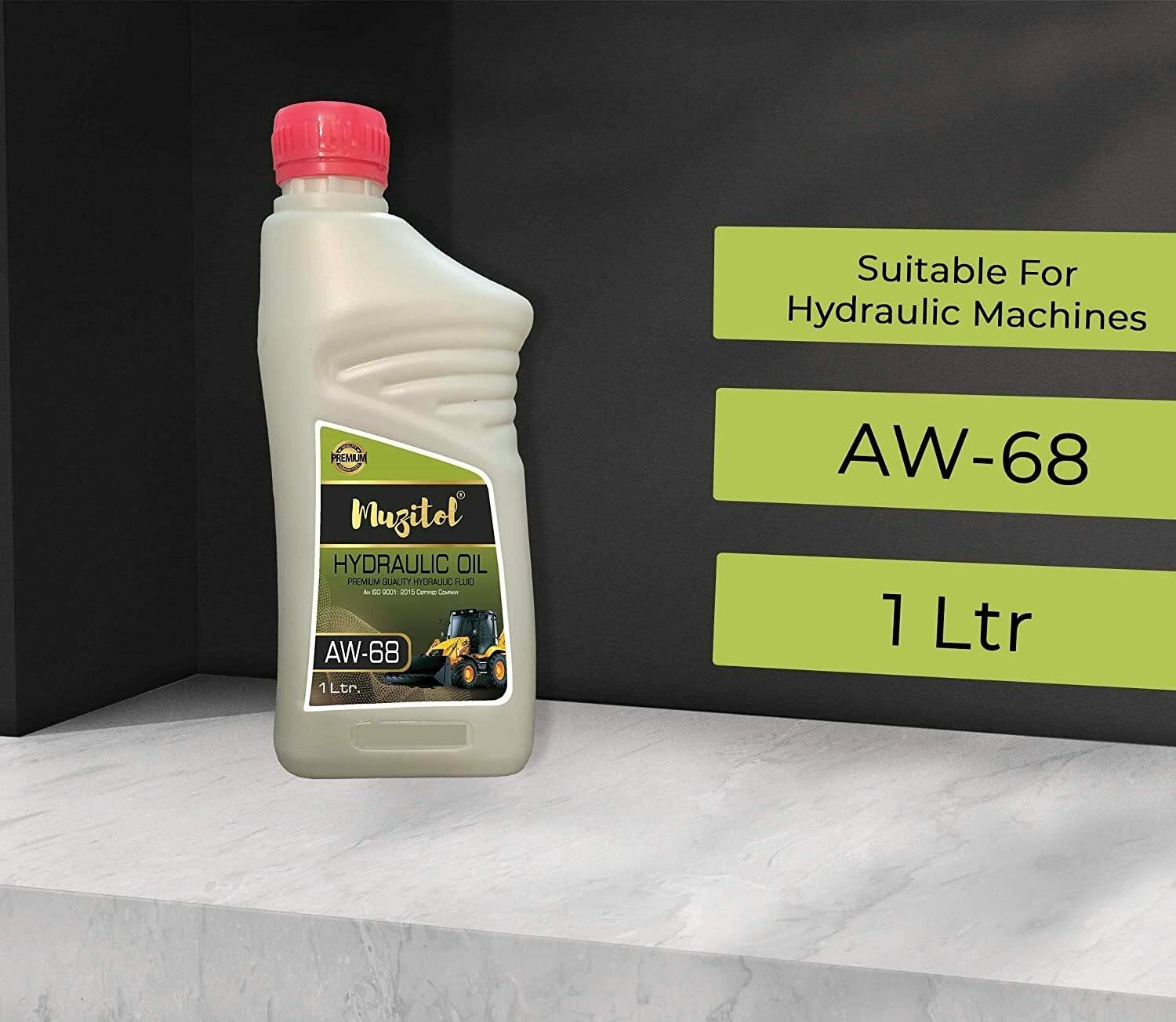 Buy Muzitol Aw 68 Hydraulic Oil For JCB 3DX SUPER Machines (1 Ltr