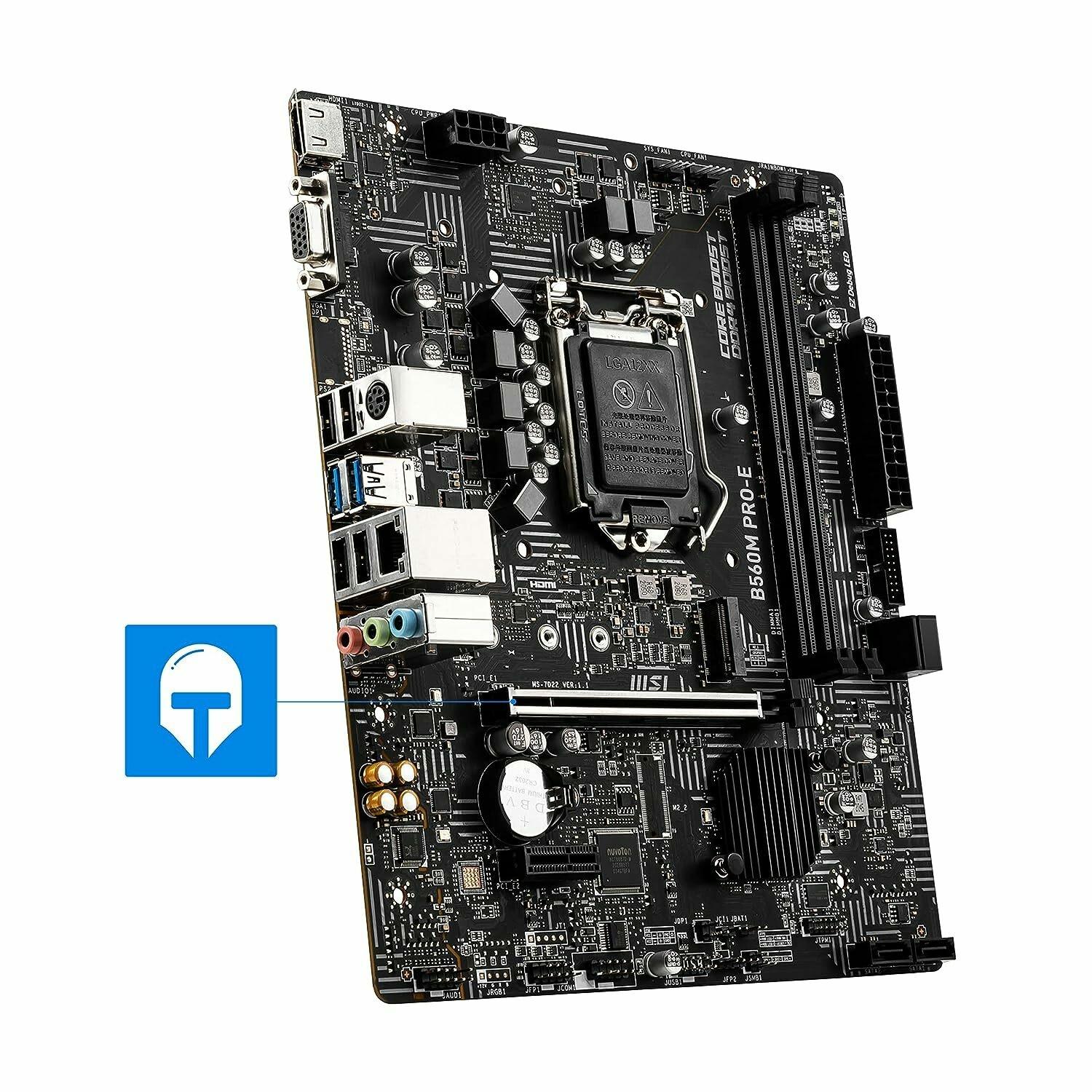 Buy MSI B560M PRO-E Motherboard, Micro-ATX, Supports Intel Core