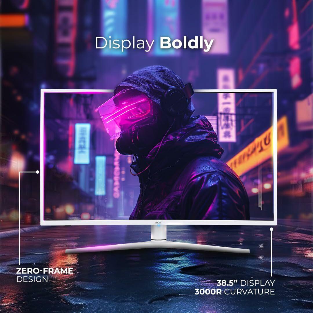 Buy Acer XZ396Q 38.5 Inch (97.79 Cm) 2560 x 1440 Pixels Led 3000R