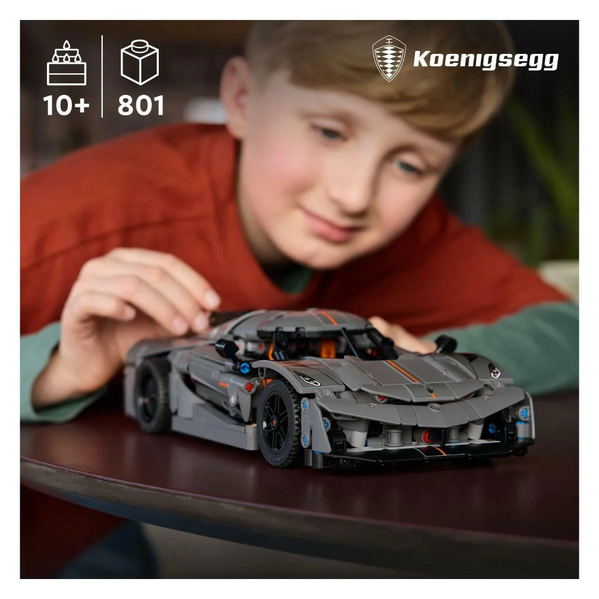 Buy LEGO Technic Koenigsegg Jesko Absolut Gray Hypercar 42173 (801