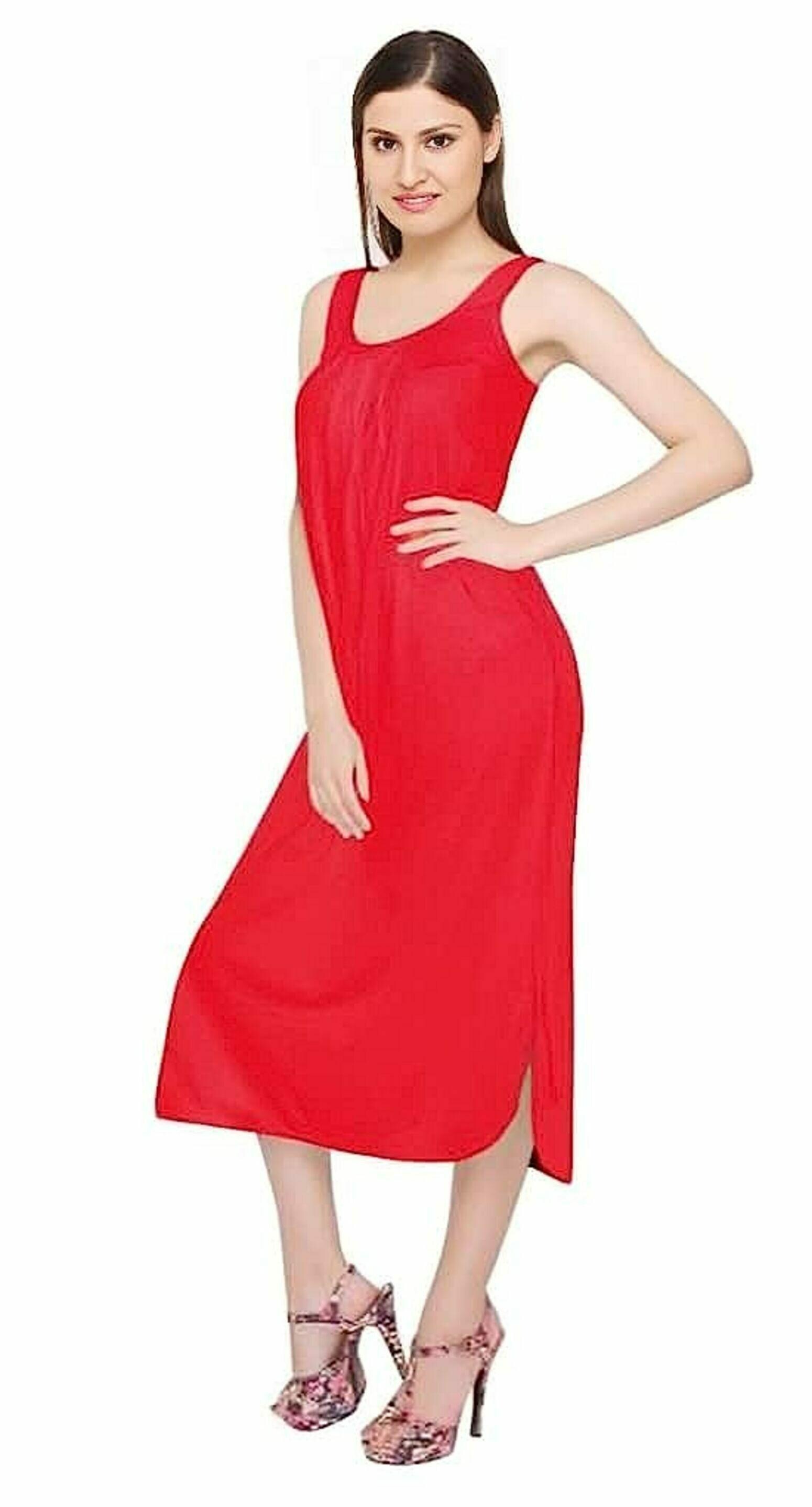 Buy Fash N Wish Womens Hosiery Cotton Full Length Camisole