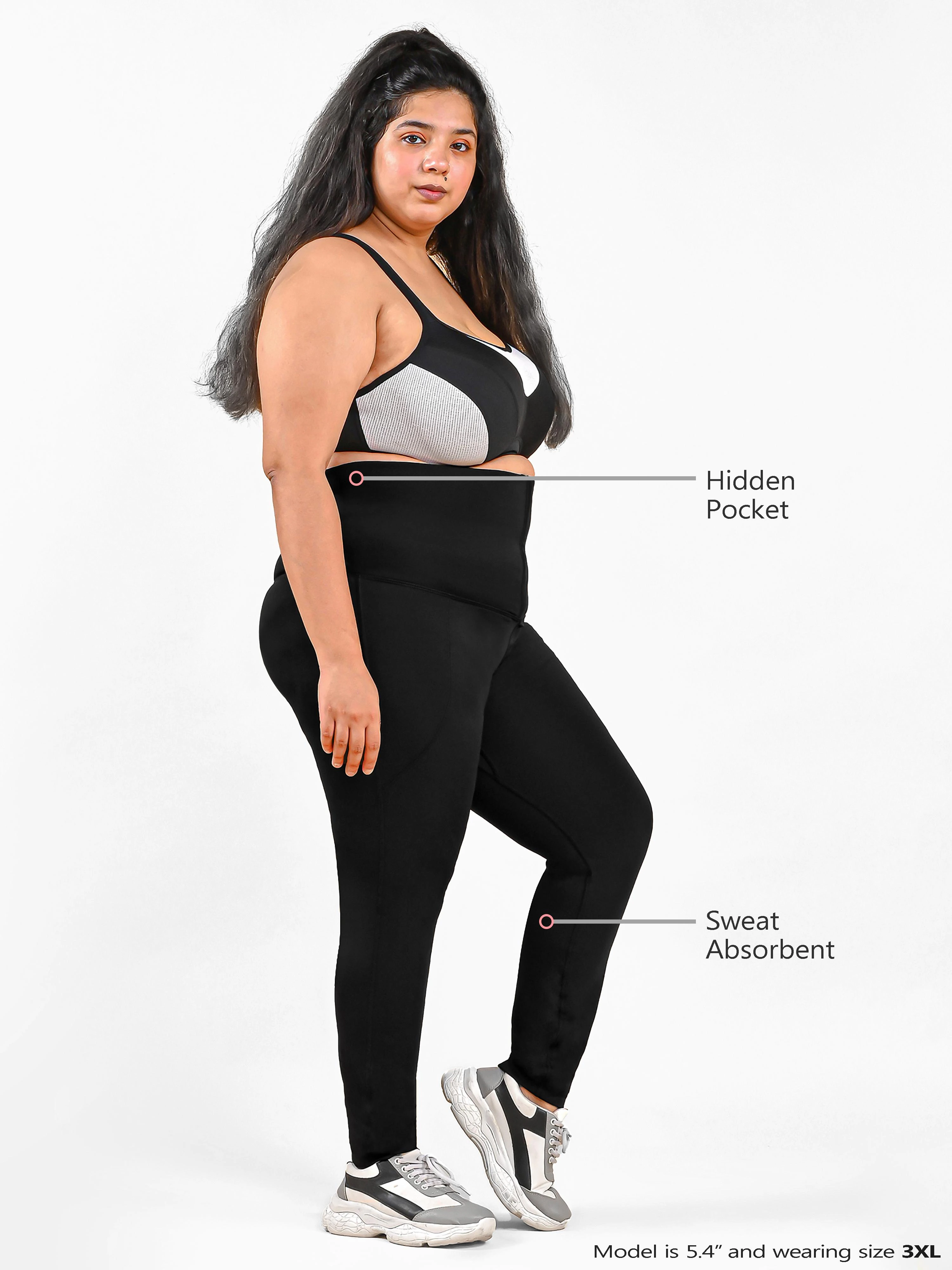 Buy Bellofox High Waist Corset Leggings Ankle Length Tummy Control