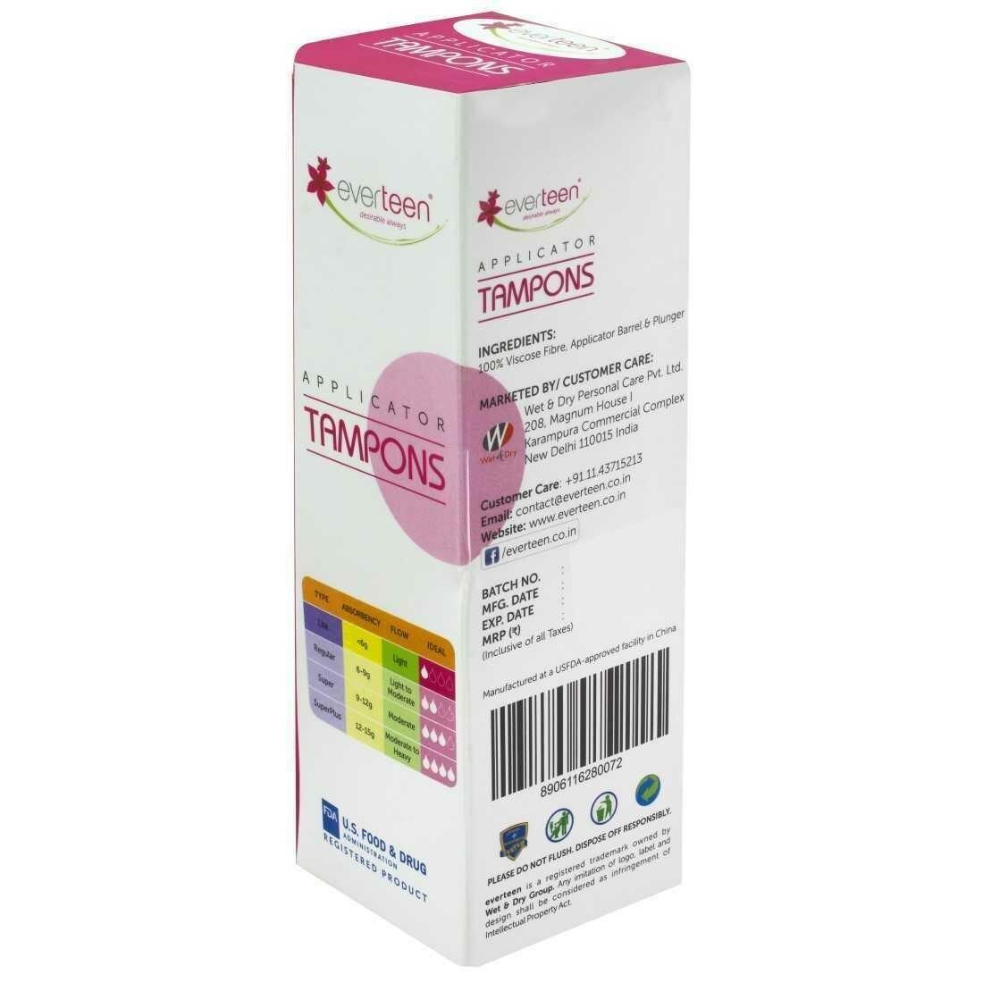 Light Flow Tampons With Applicator Shelly Lighting