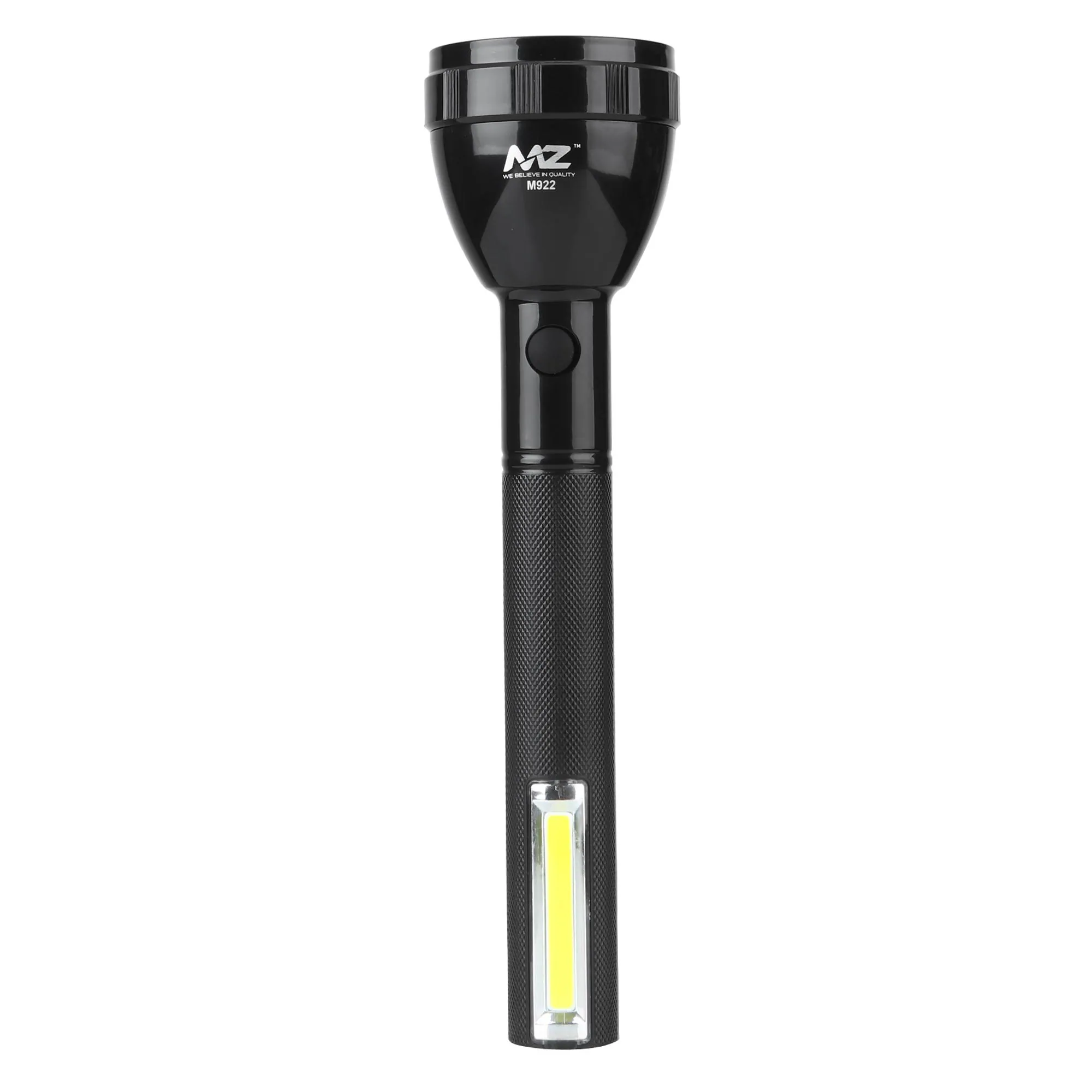 Buy MZ M922 (RECHARGEABLE LED TORCH) 100W Laser + 25w COB, 2400mAh