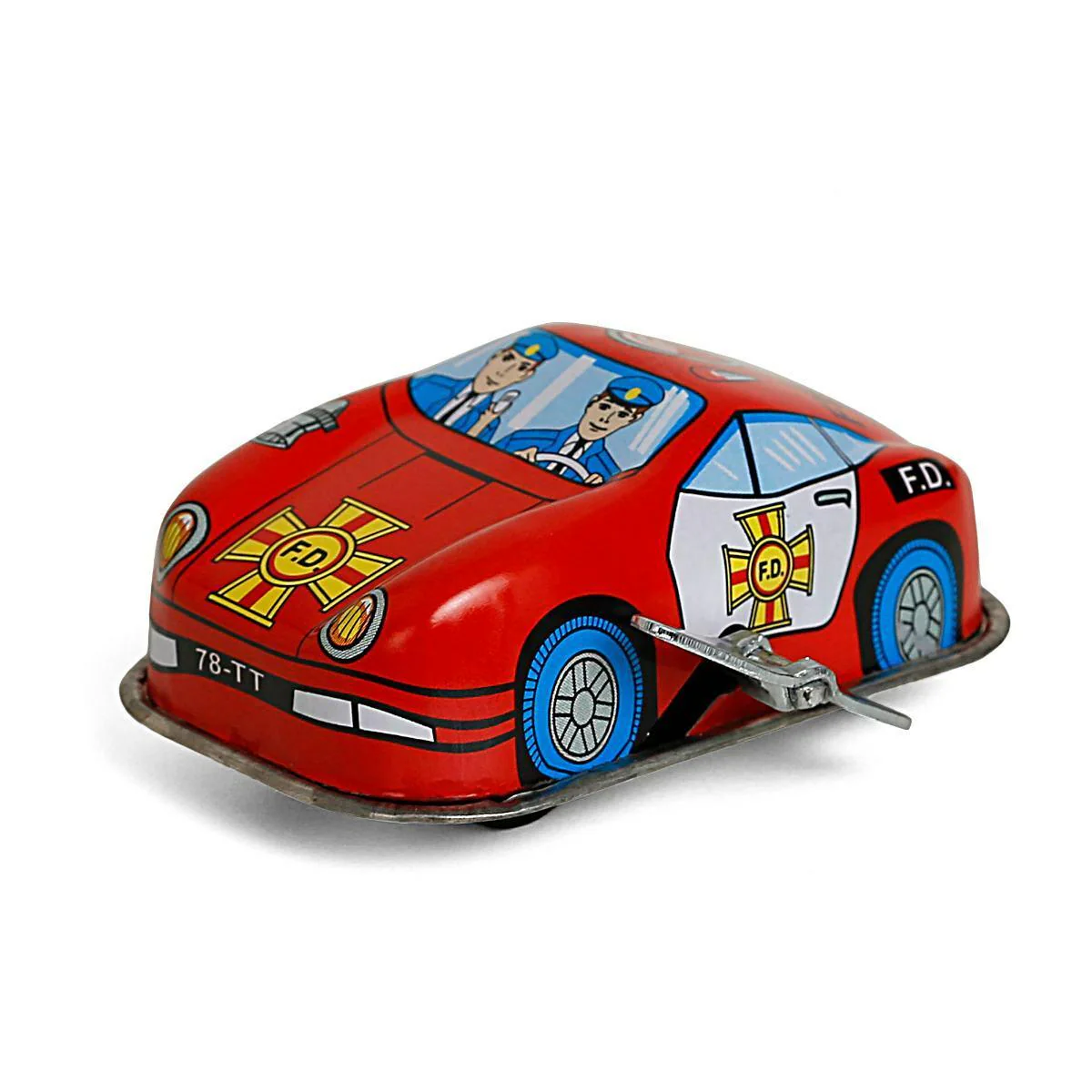 萬代屋【シトロエンDS19赤レッド】ブリキ tin toy car【箱はコピー】 萬代屋【シトロエンDS19赤レッド】ブリキ tin toy car【箱はコピー
